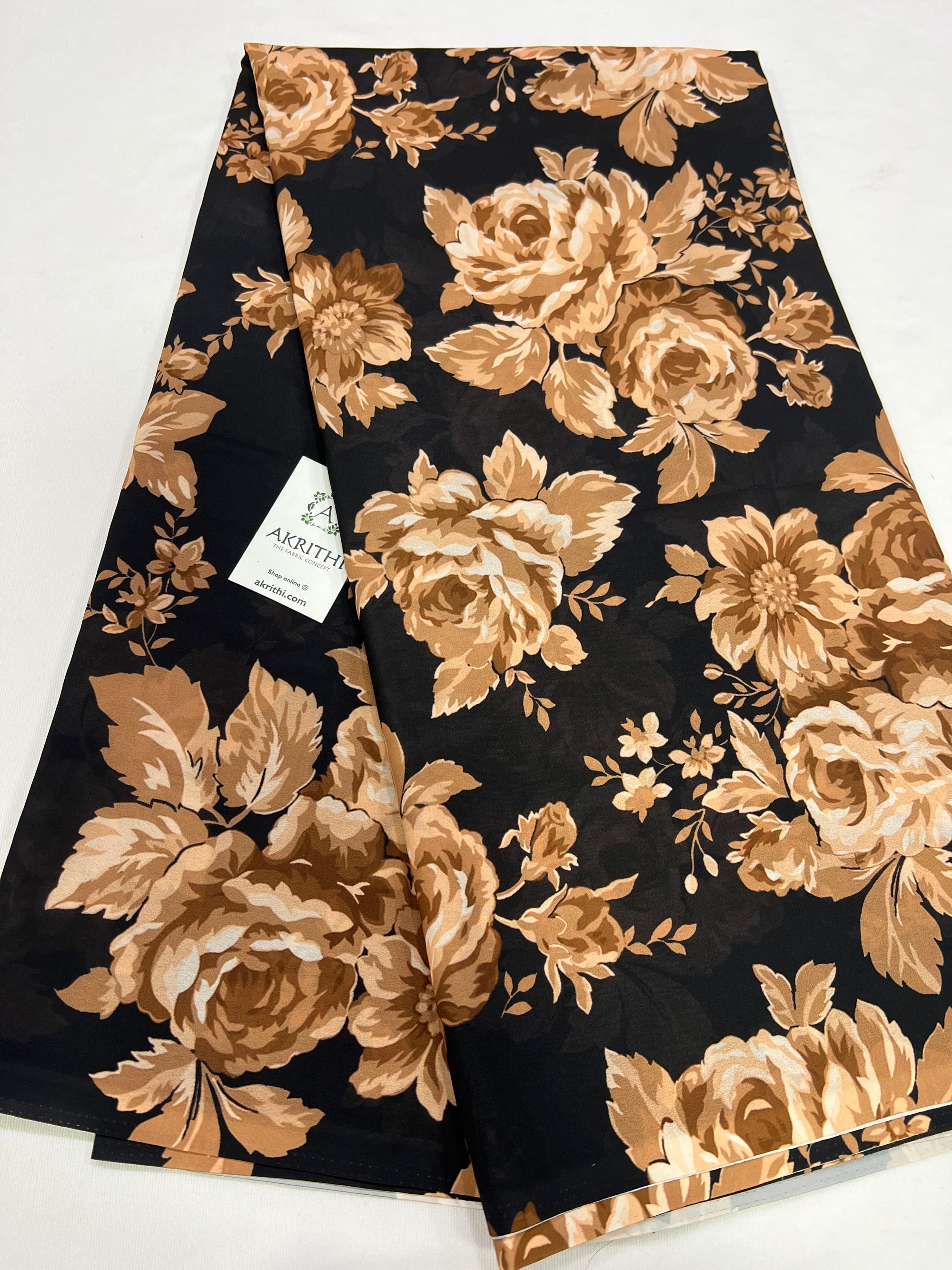 Digital printed georgette saree