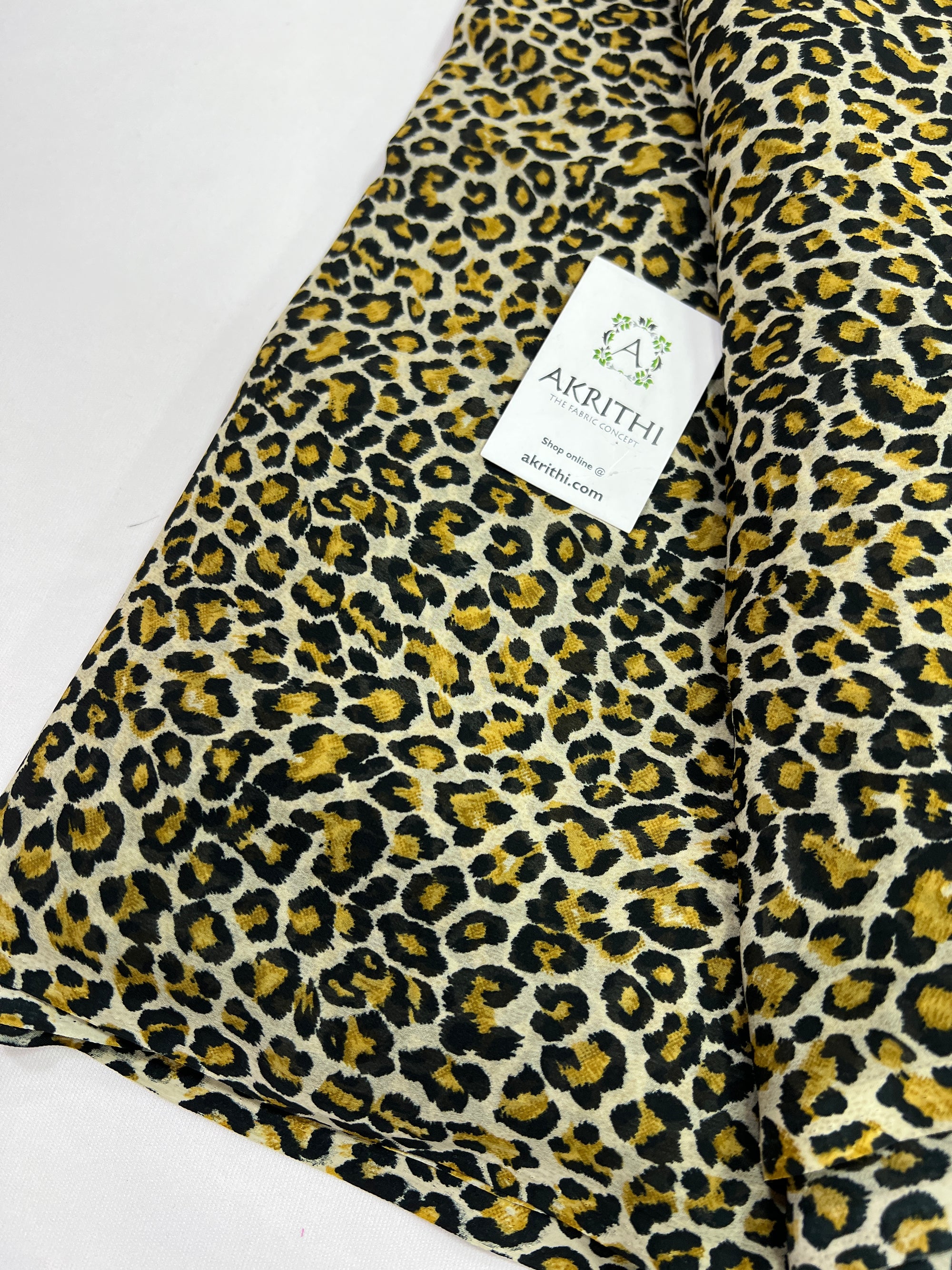 Floral printed georgette fabric