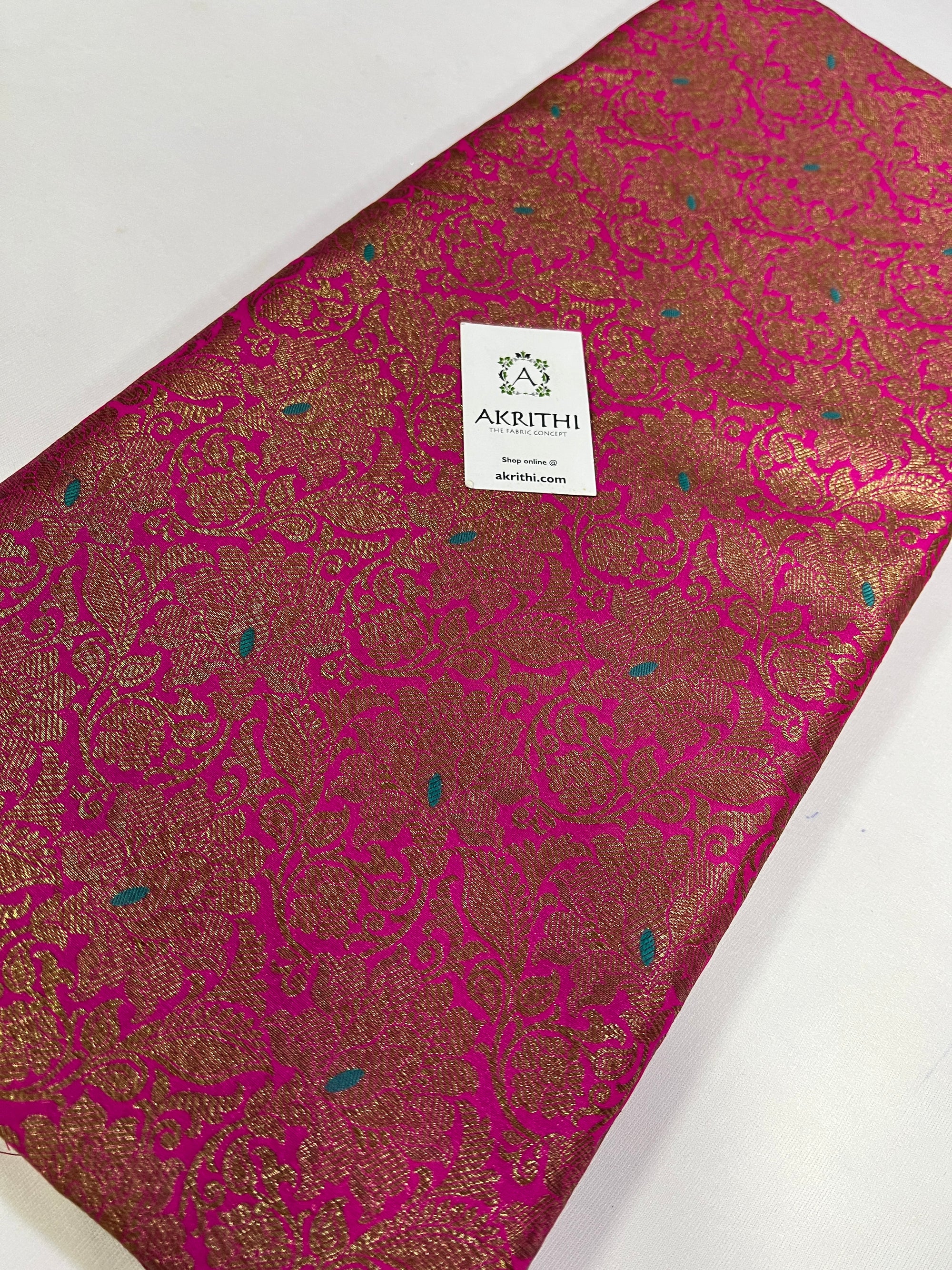 Banarasi brocade fabric antique zari
