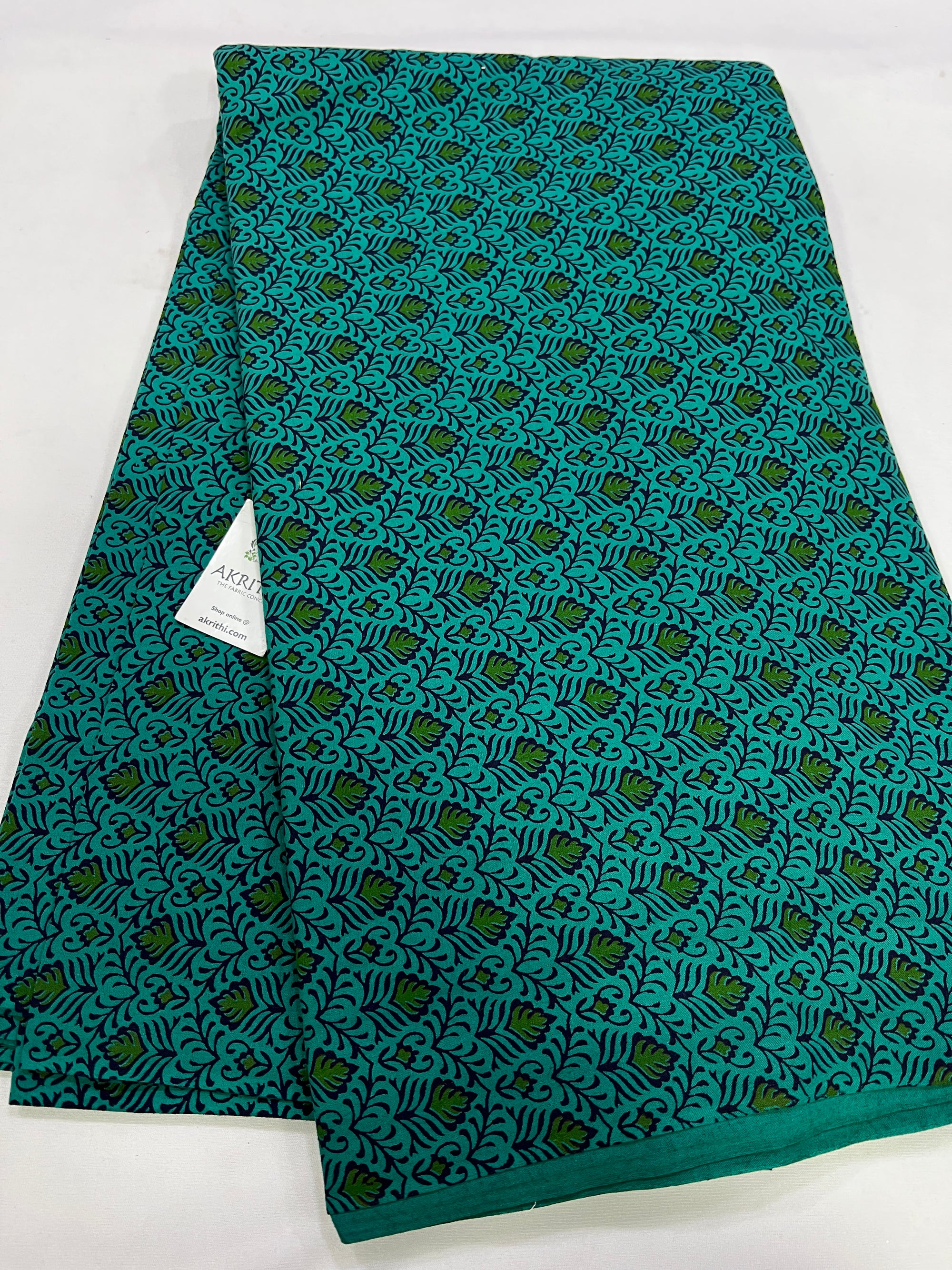 Printed pure cotton fabric
