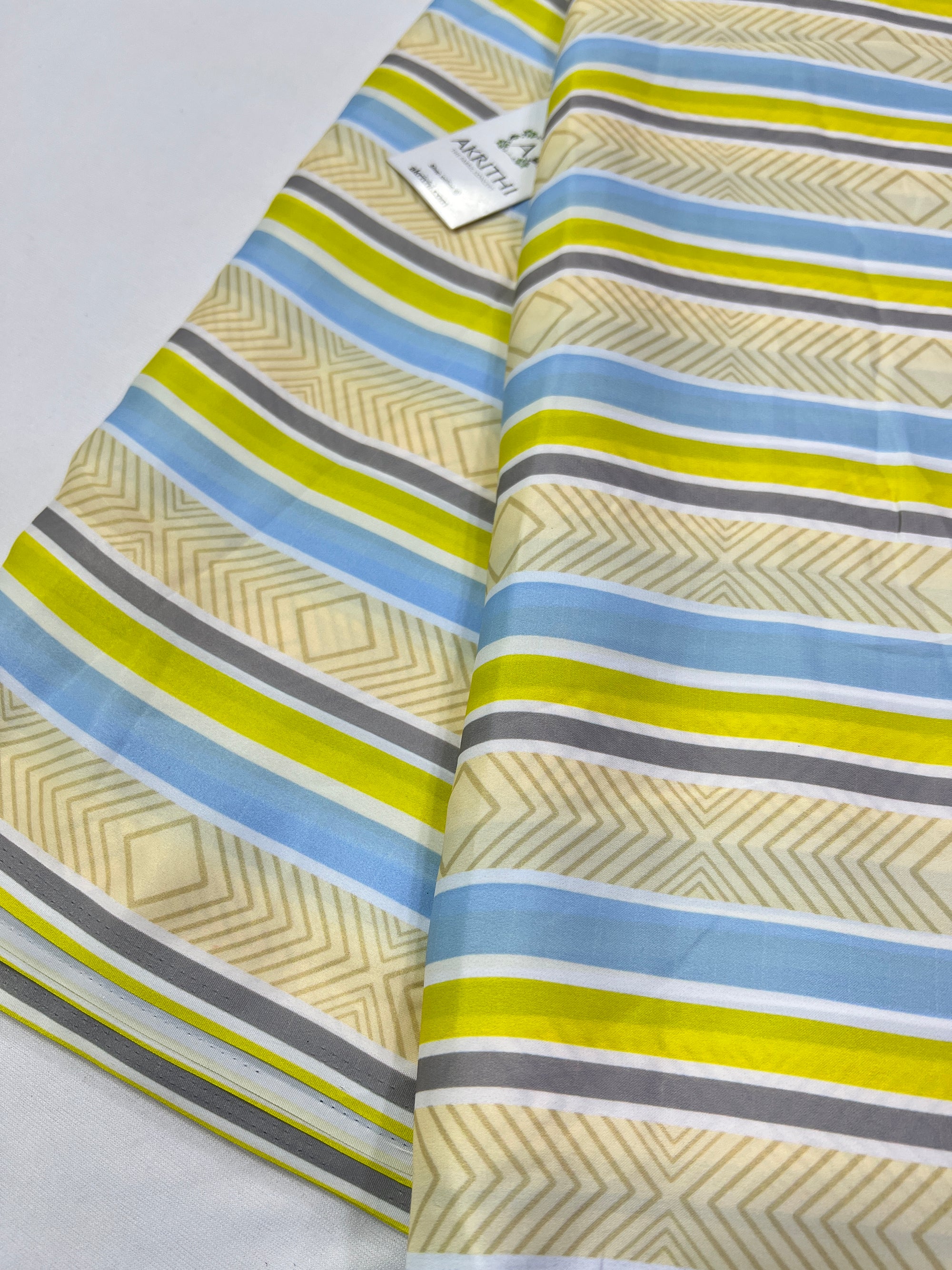 Digital printed modal satin fabric