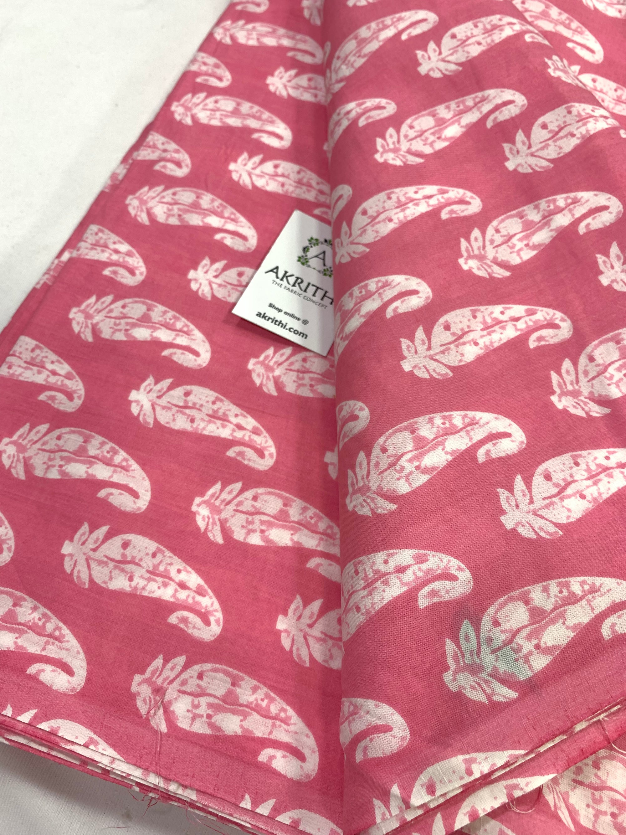 Printed pure cotton fabric