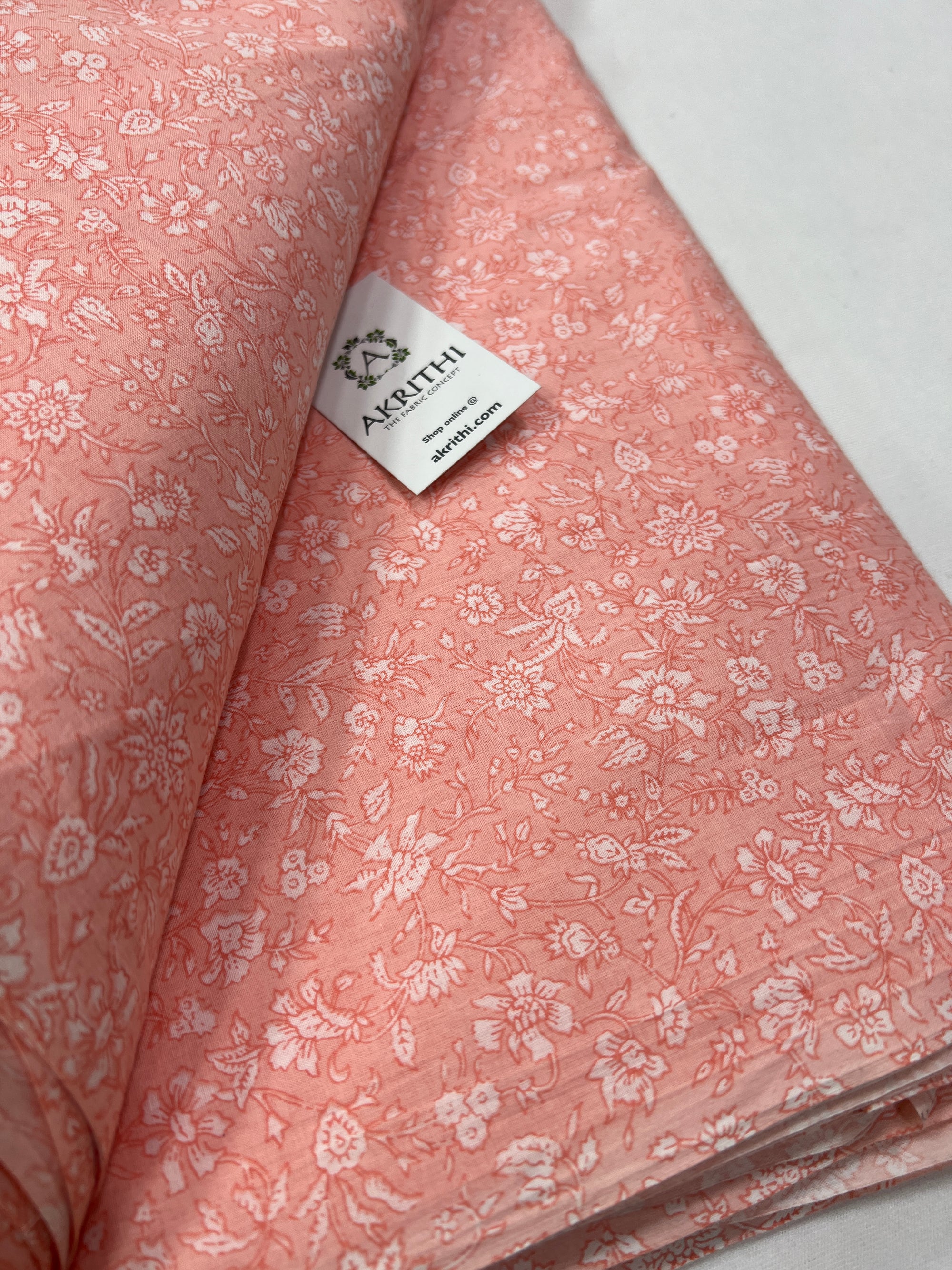Printed pure cotton fabric