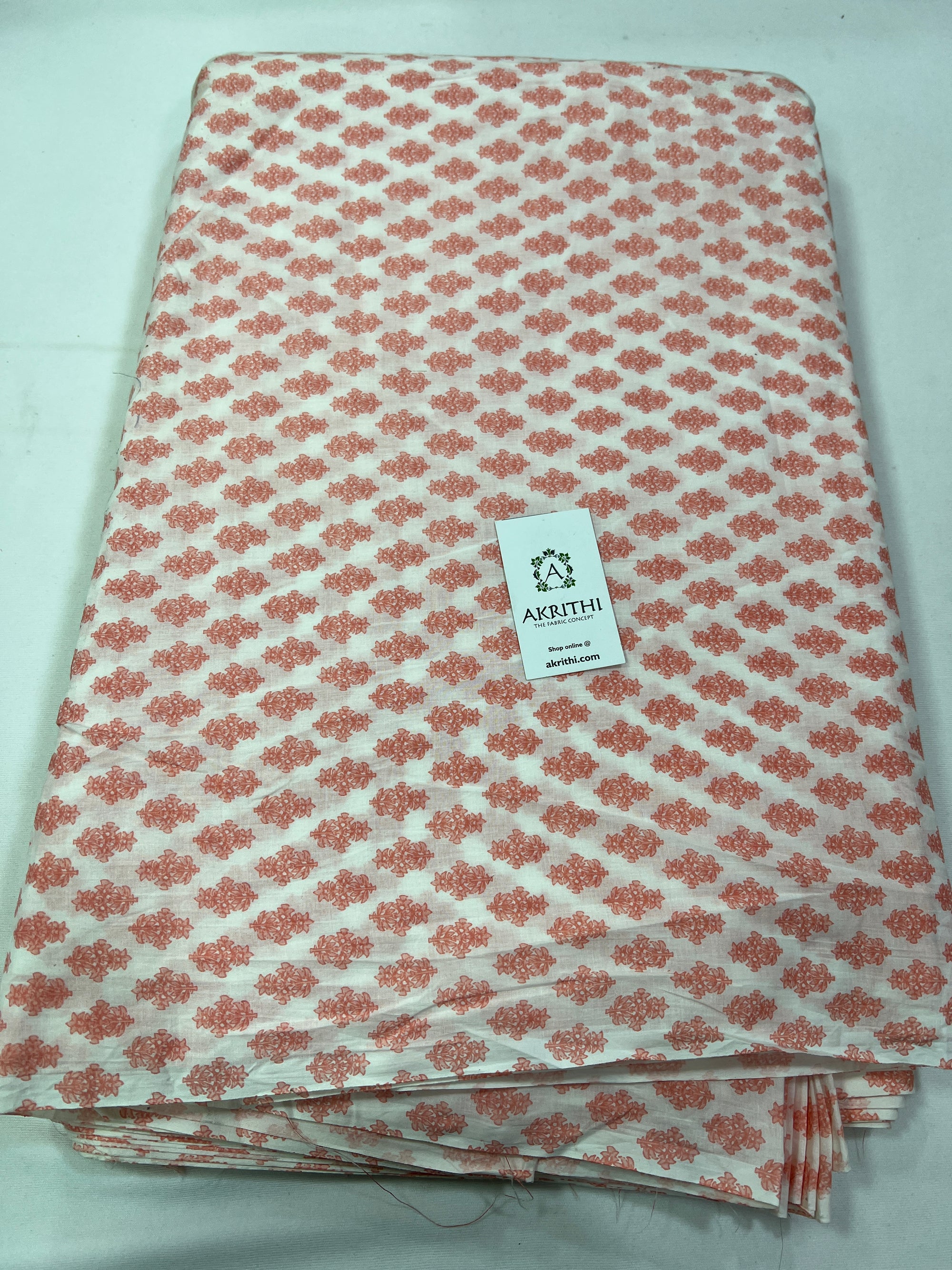 Printed pure cotton fabric