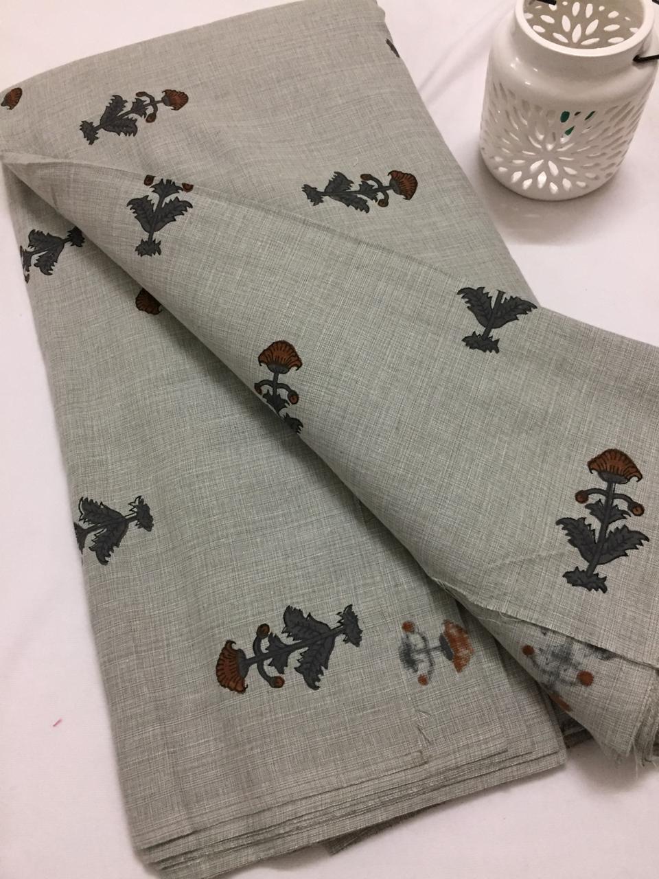 Block Printed cotton fabric
