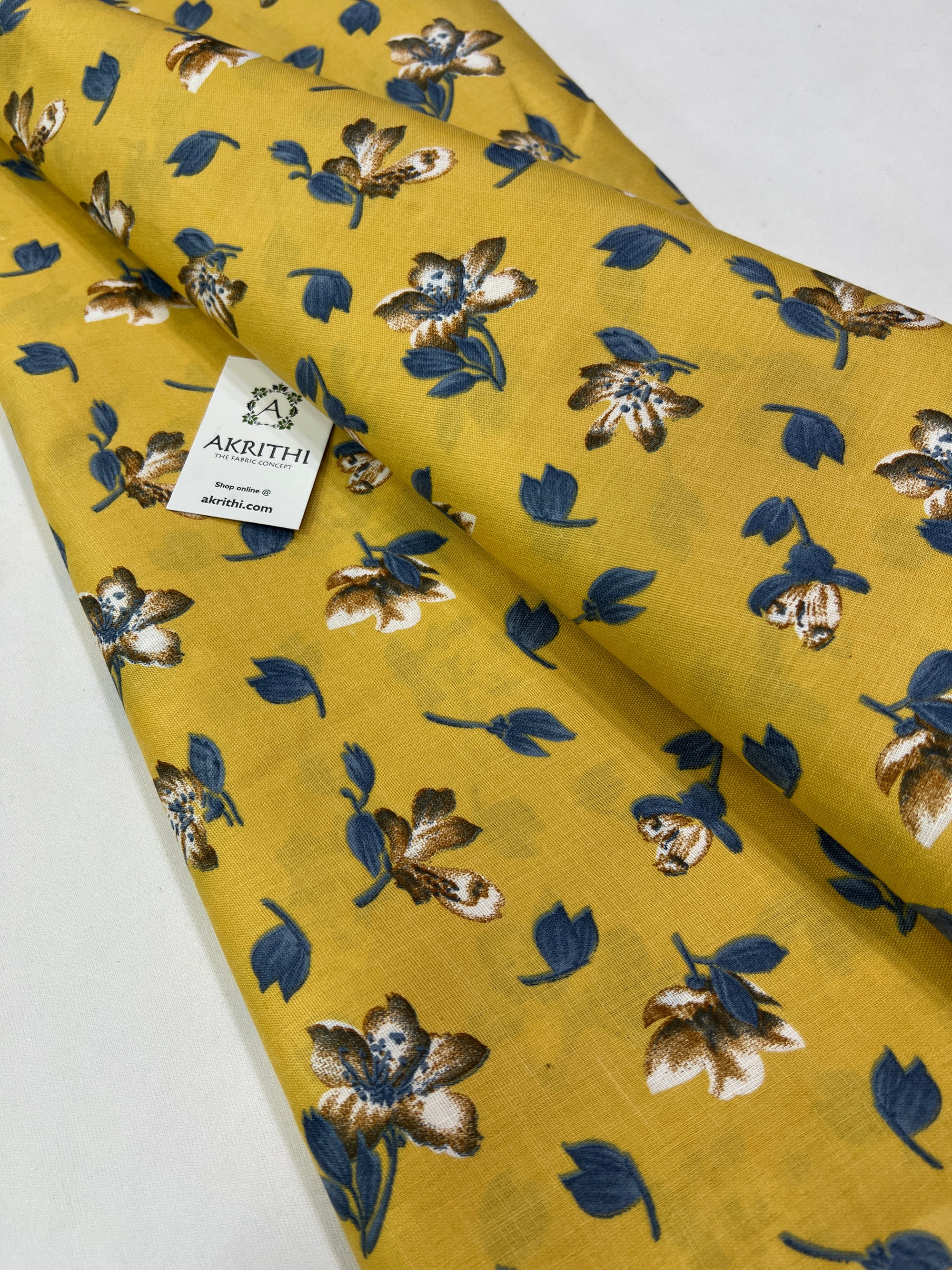 Printed blend cotton fabric
