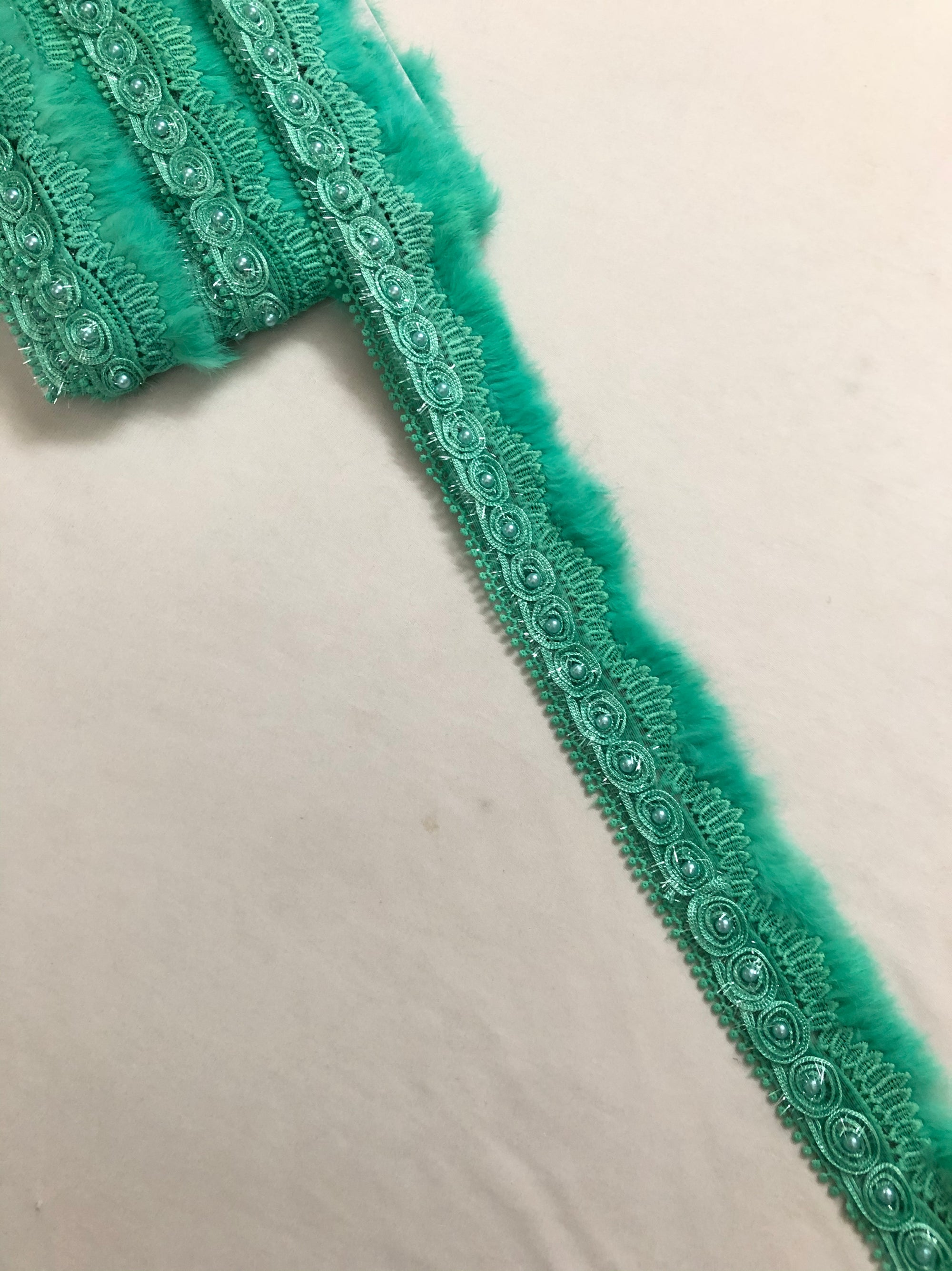 Embroidered lace 9 metres roll