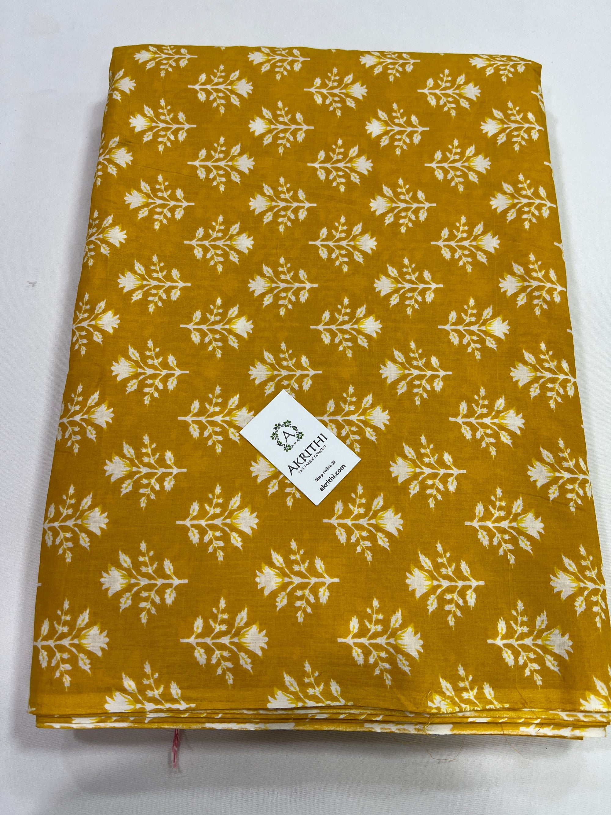 Printed pure cotton fabric