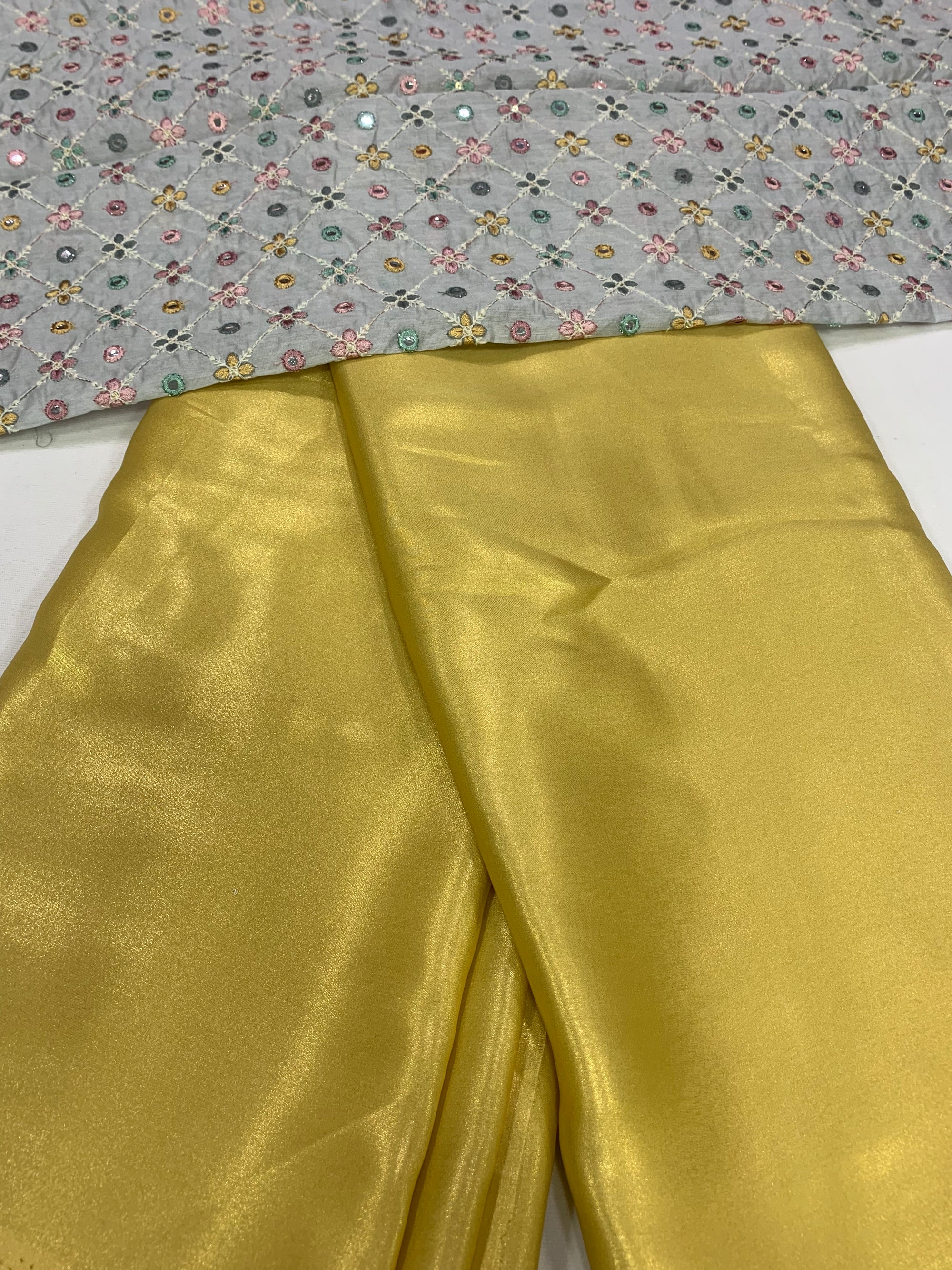 Foil Georgette saree with blouse