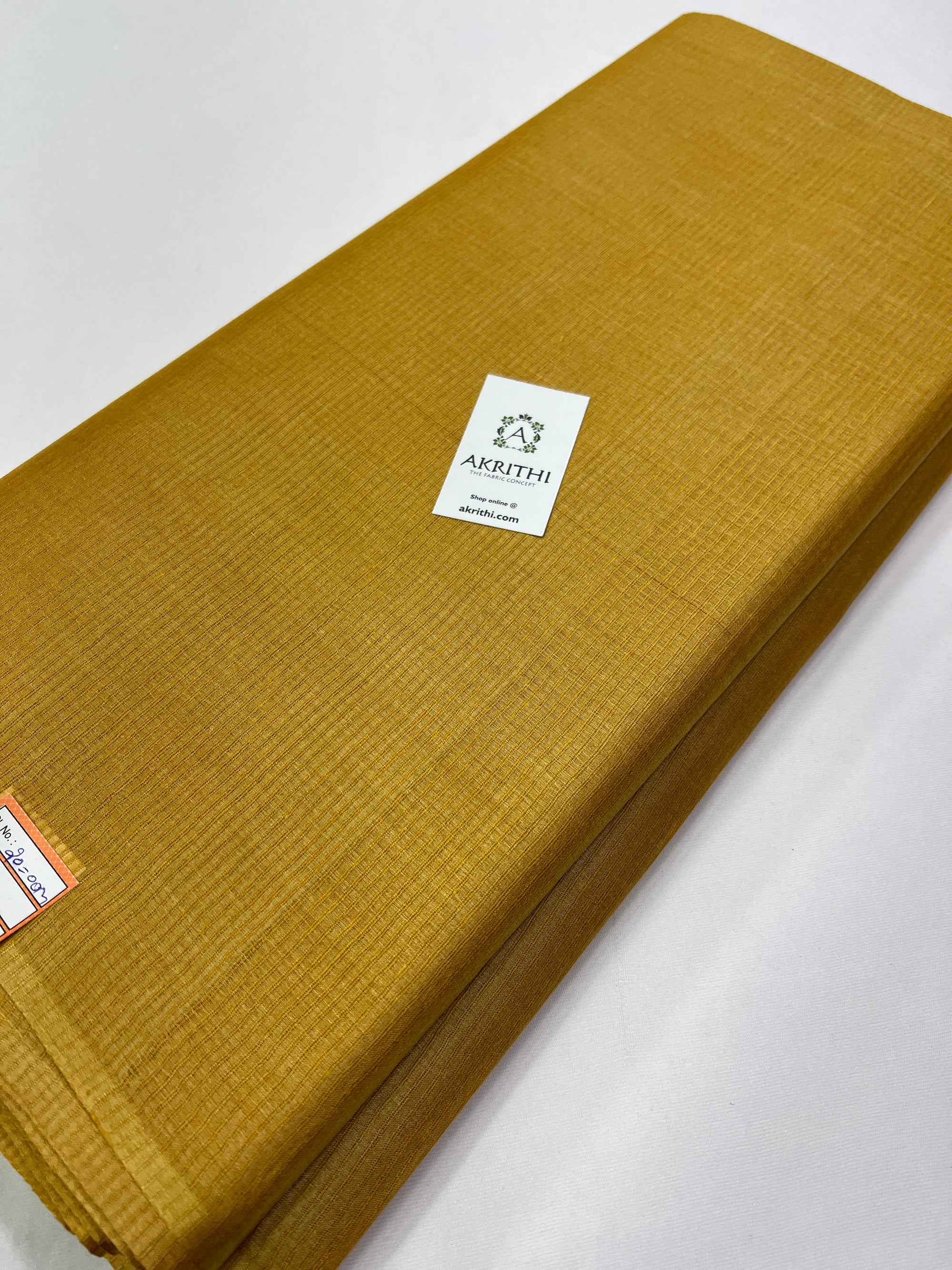 Striped Pure Tussar silk fabric