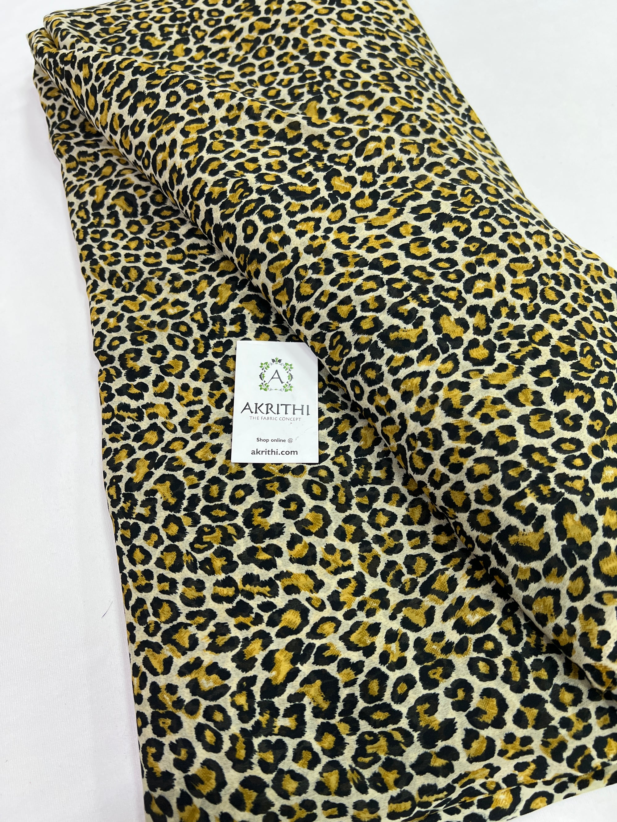 Floral printed georgette fabric