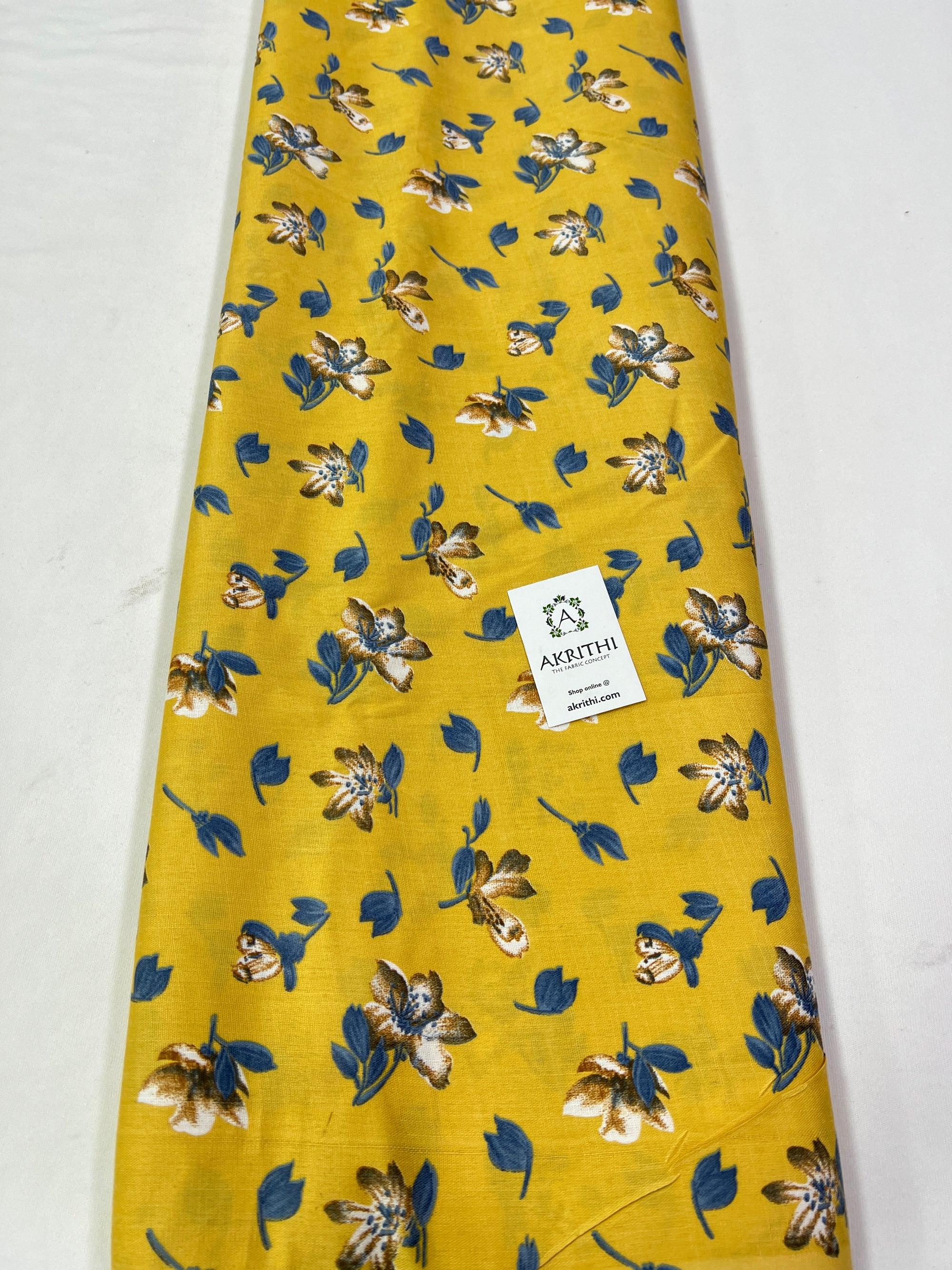 Printed blend cotton fabric