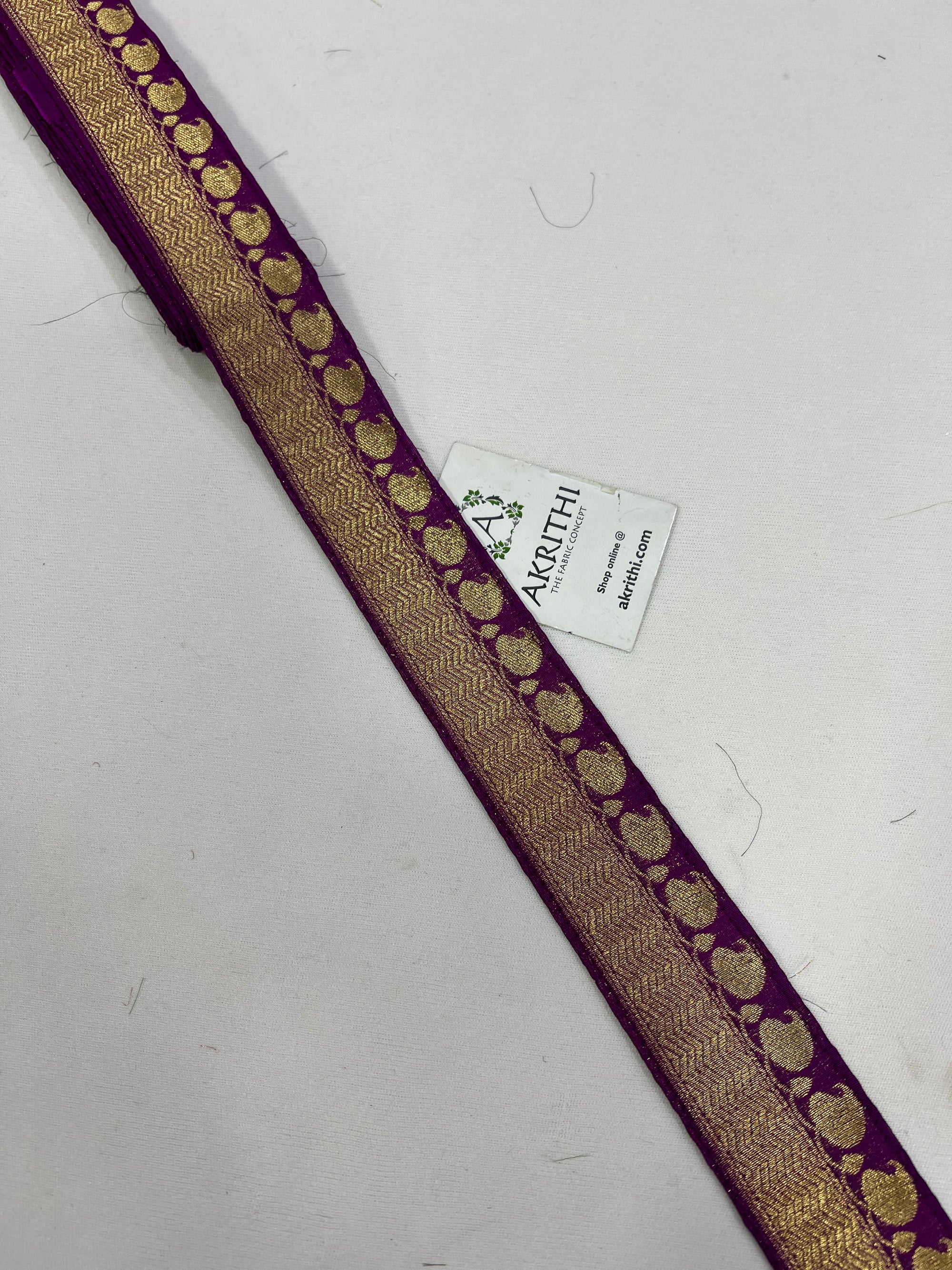 Handloom Banarasi lace 5 metres roll