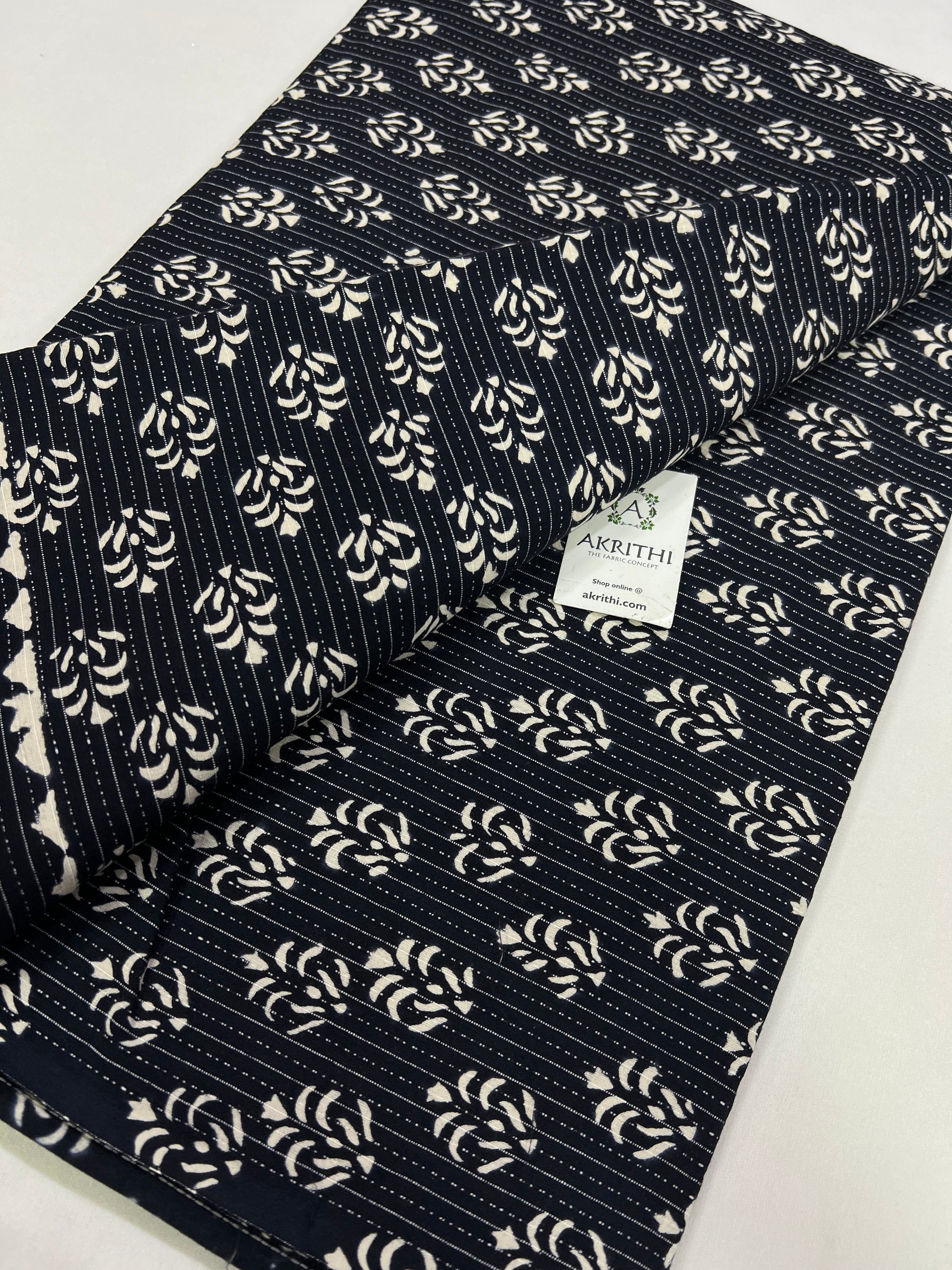 Kantha pure cotton fabric