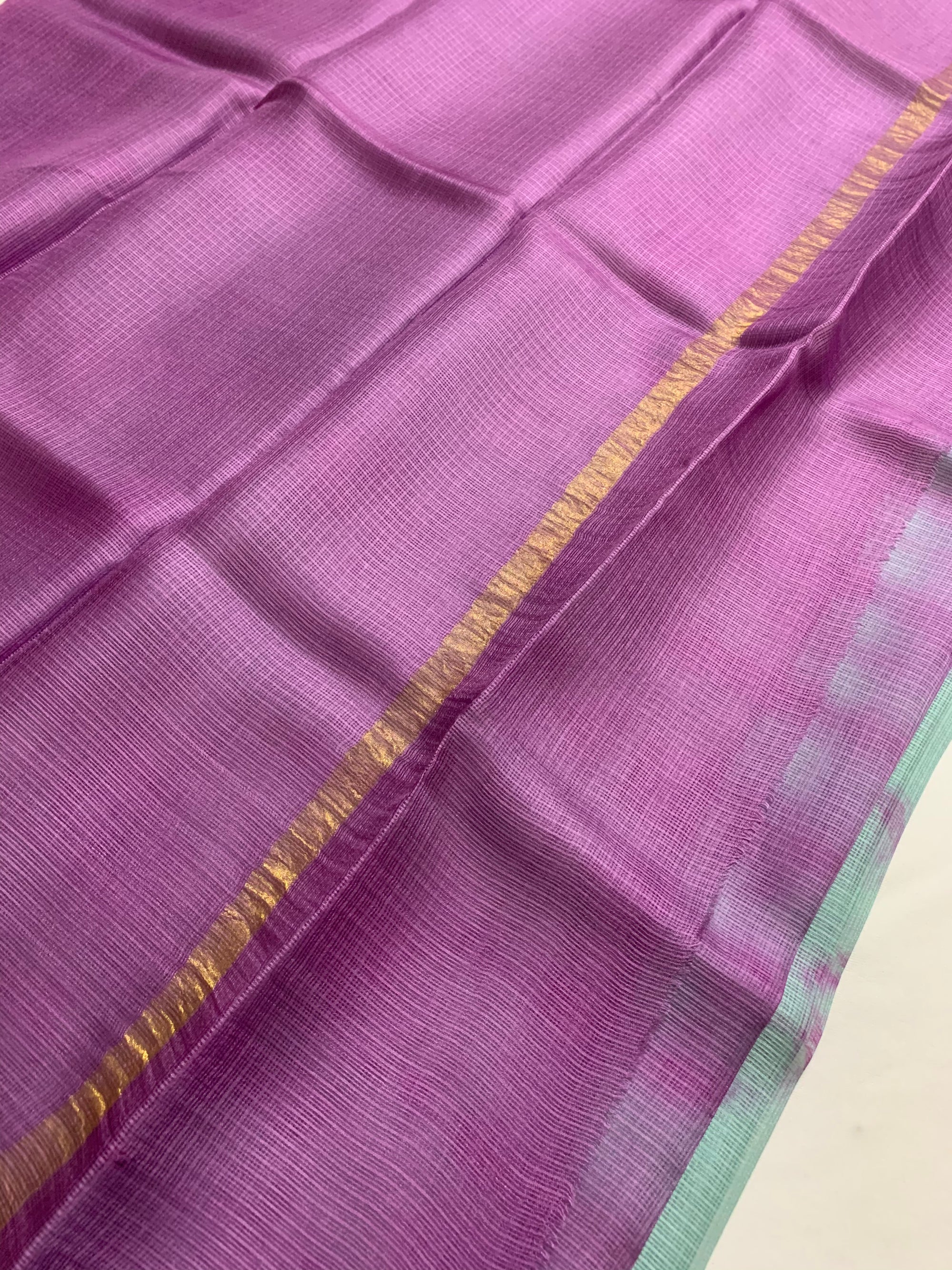 Tie and dye pure kota silk saree