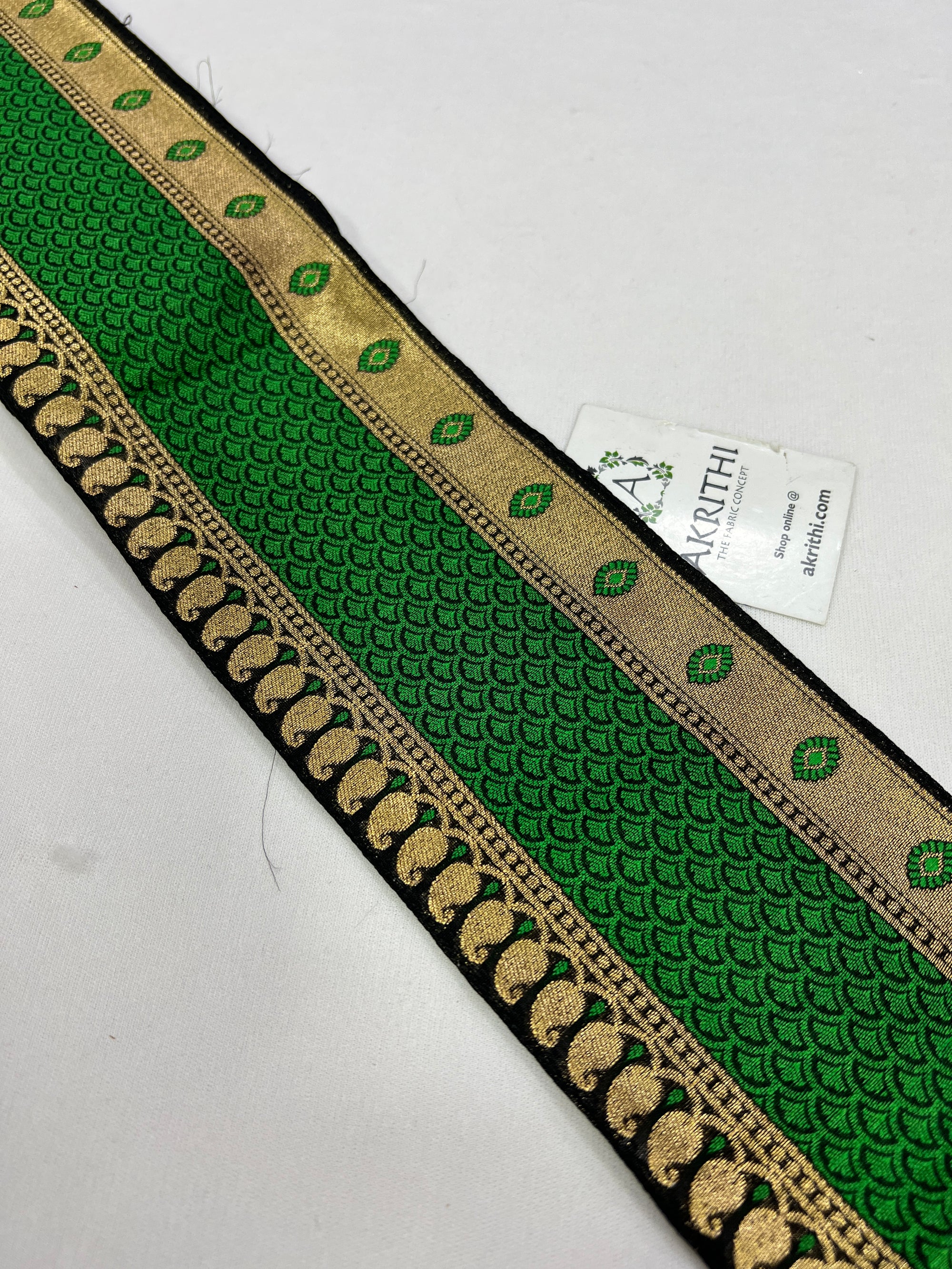 Handloom Banarasi lace 5 metres roll