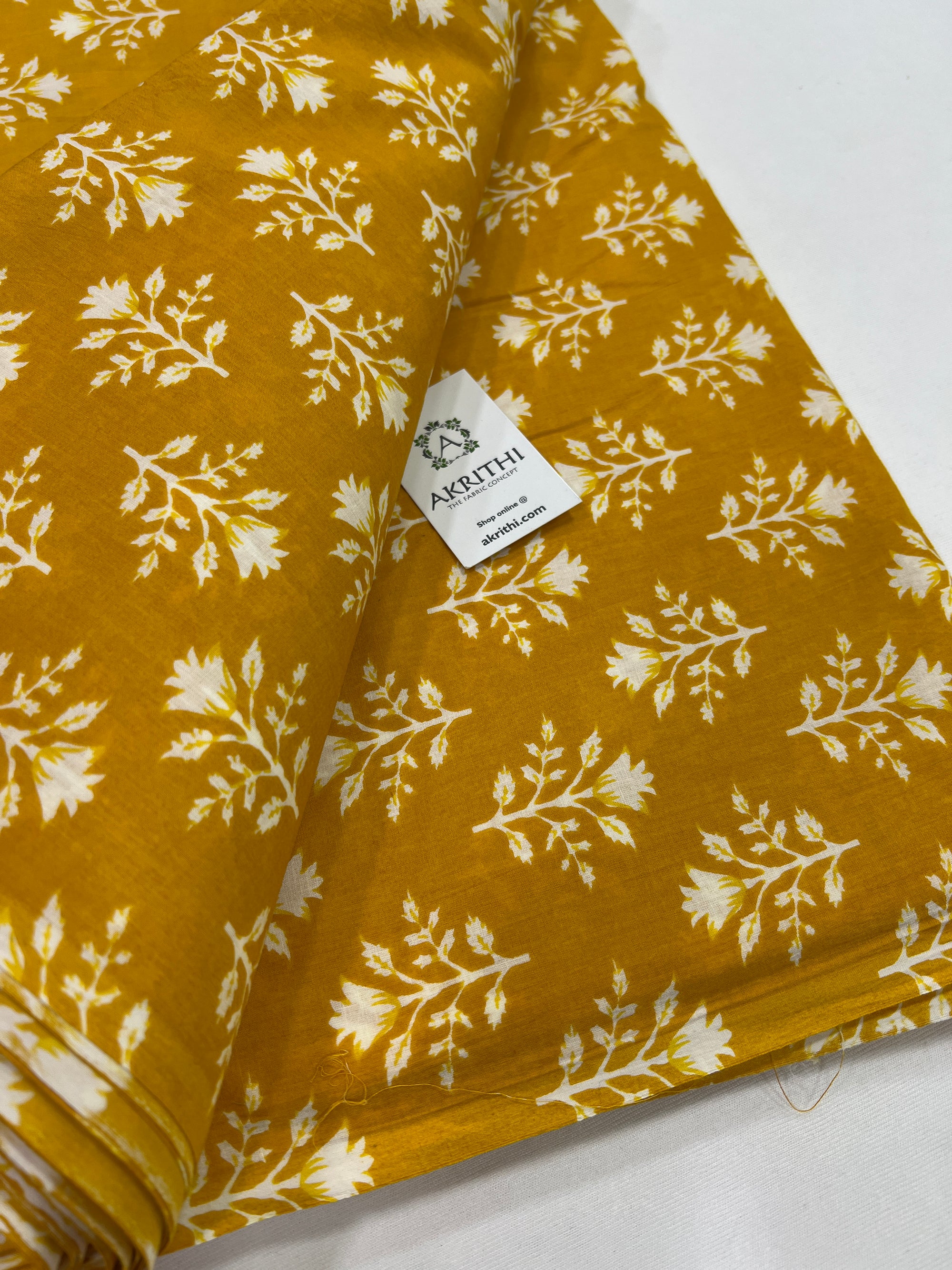 Printed pure cotton fabric