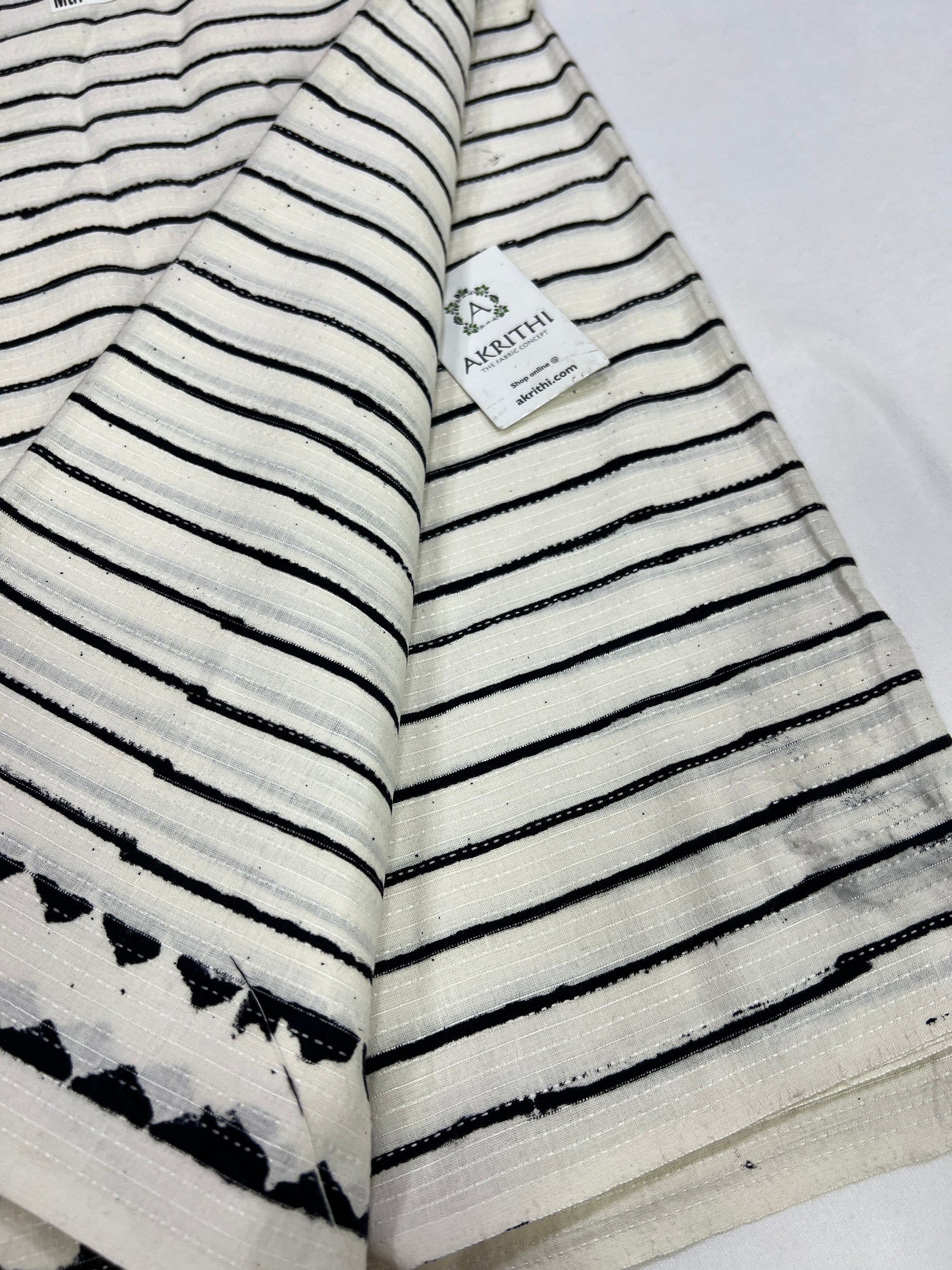Kantha pure cotton fabric