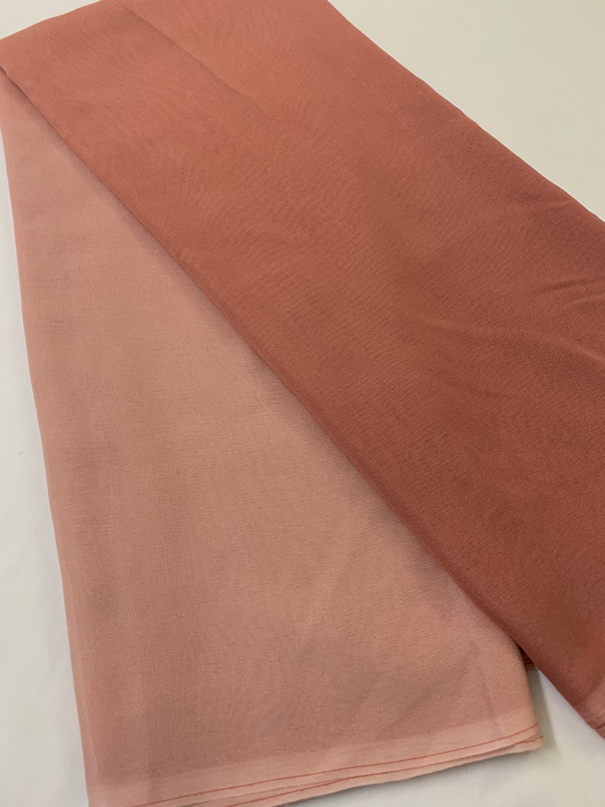 Shaded georgette fabric