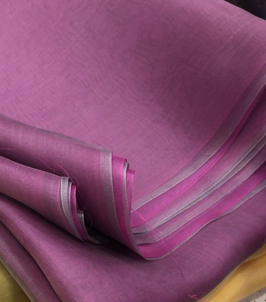 DOUBLE SHADED PURE SILK ORGANZA FABRIC