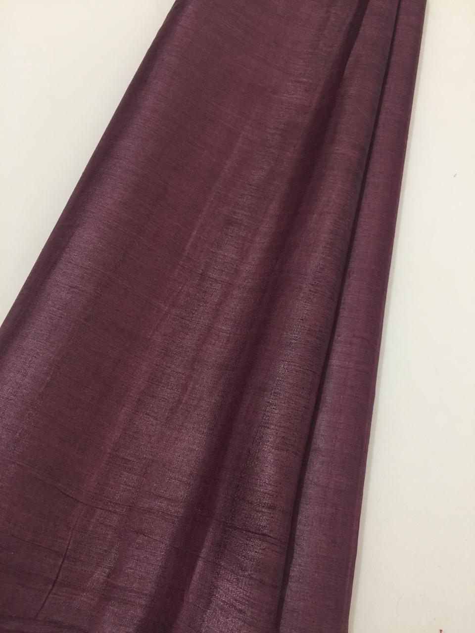 HANDLOOM PURE TUSSAR SILK FABRIC