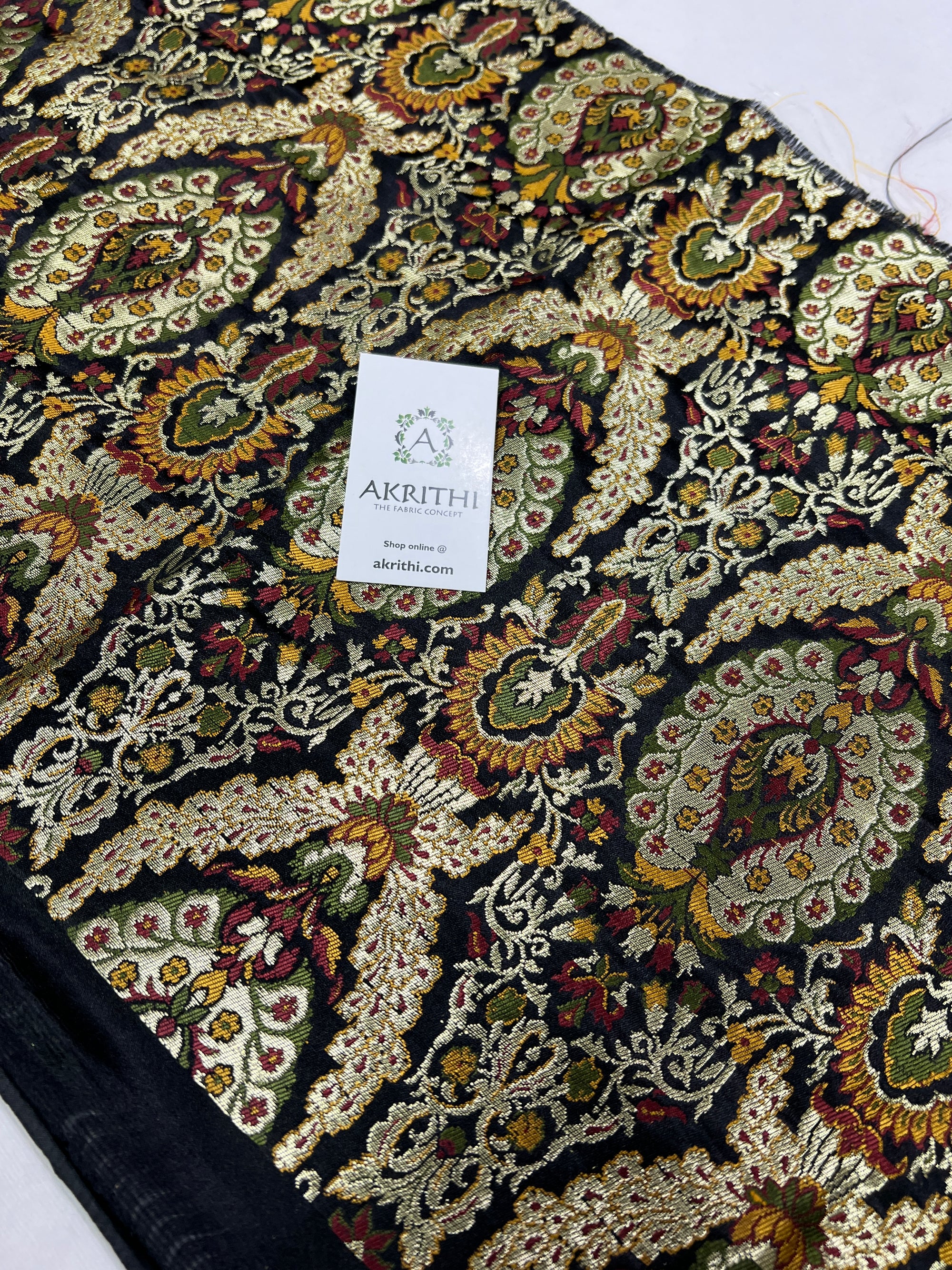 Banarasi fabric 35 cms cut