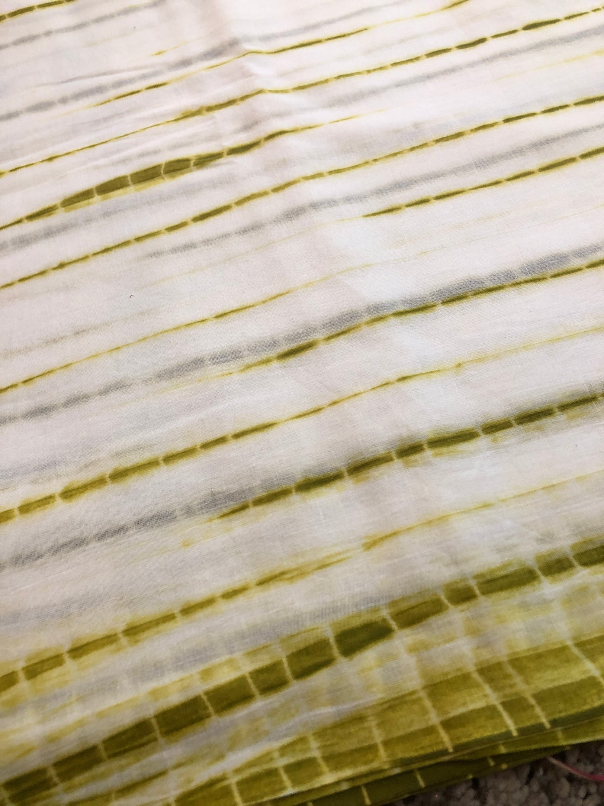 Tie and dye mul cotton fabric
