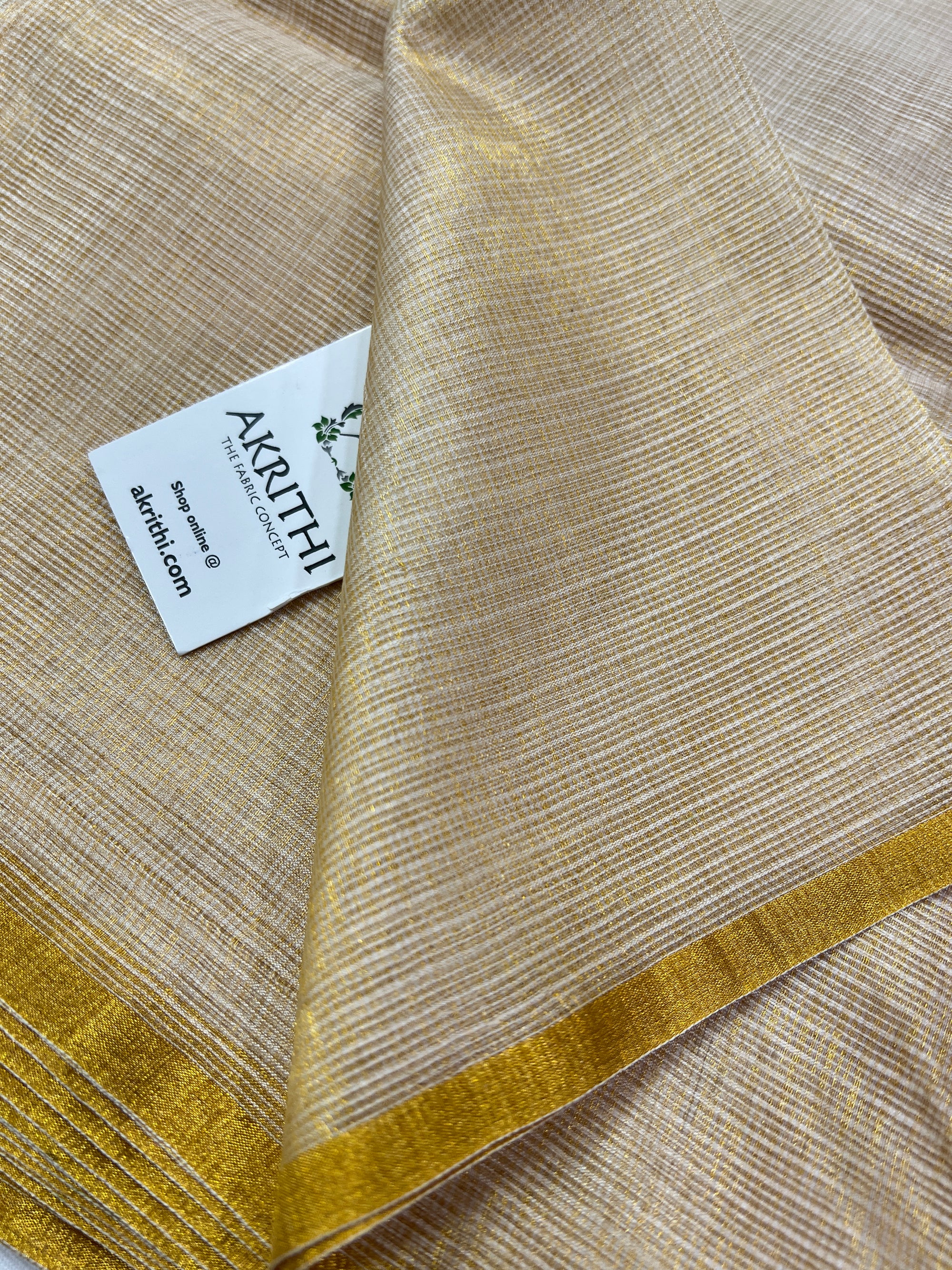 Pure silk kota tissue fabric