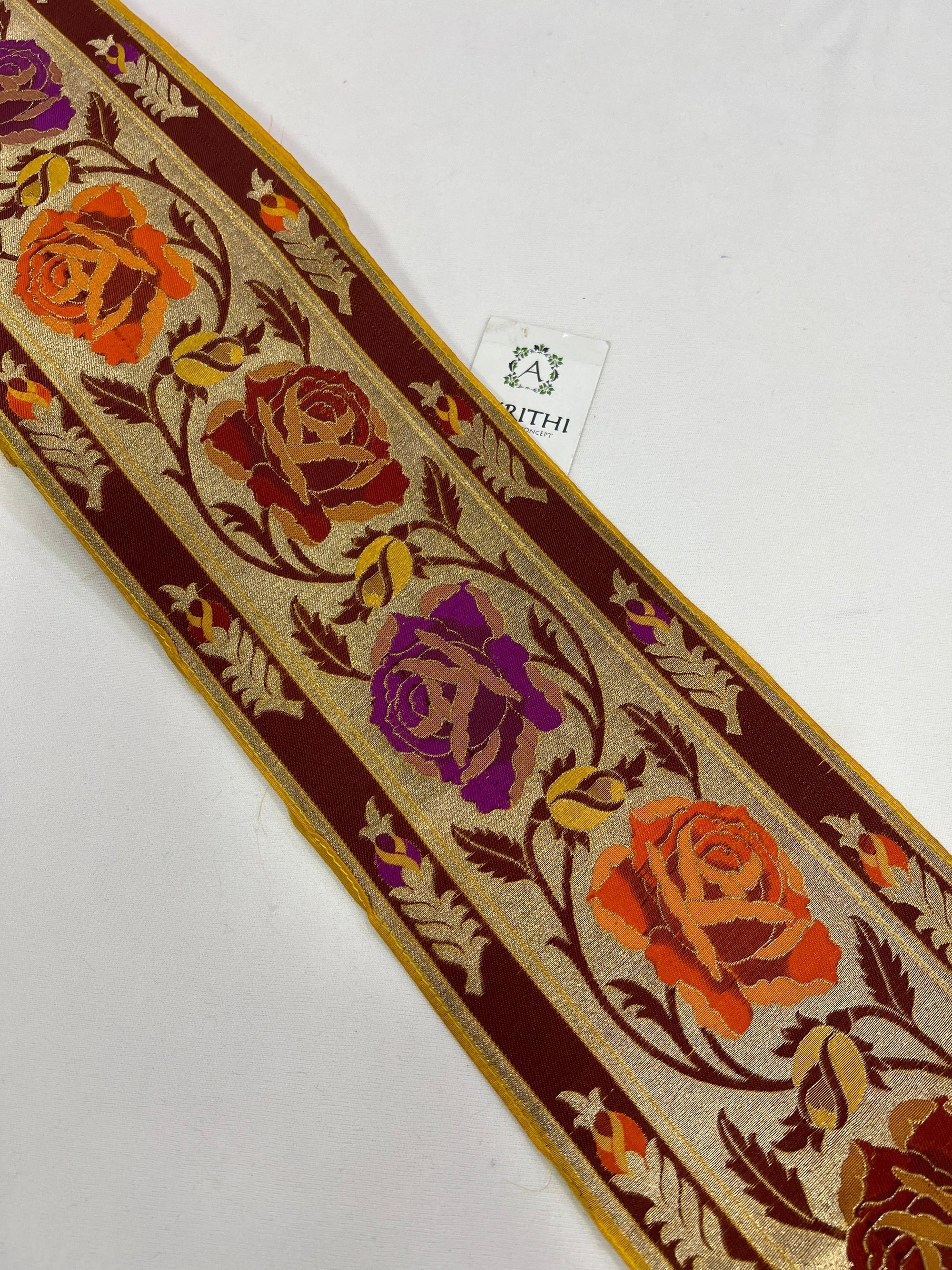 Handloom Banarasi lace 9 metres roll