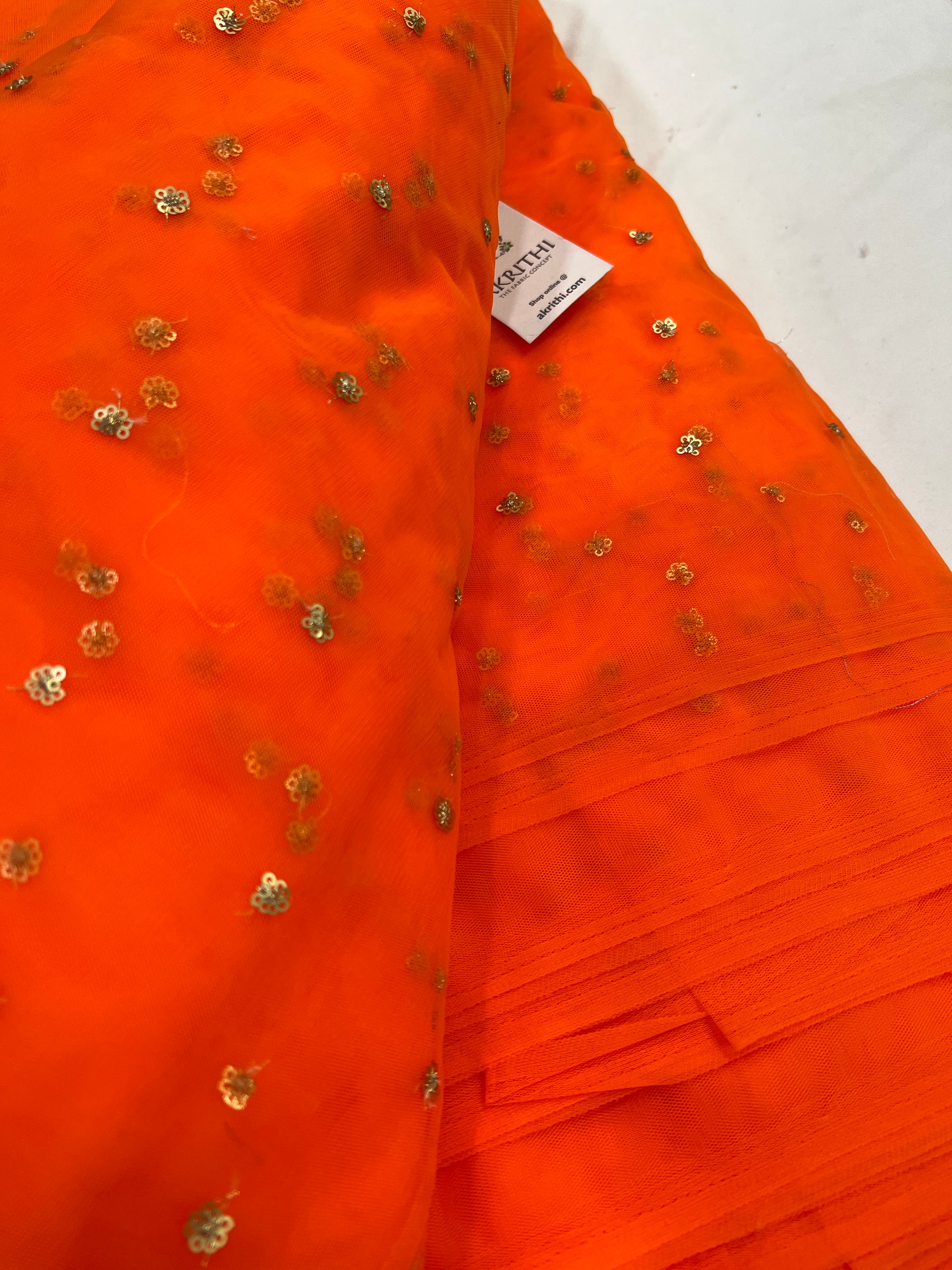 Butti net fabric