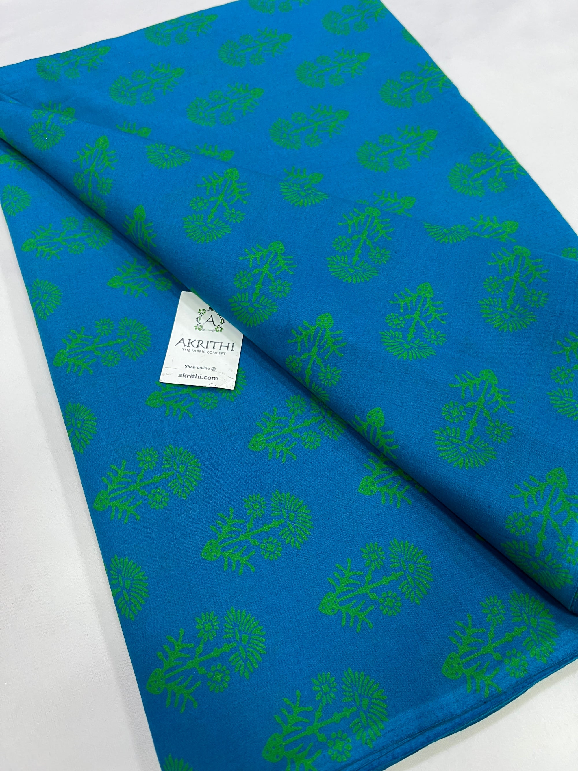 Printed pure cotton fabric
