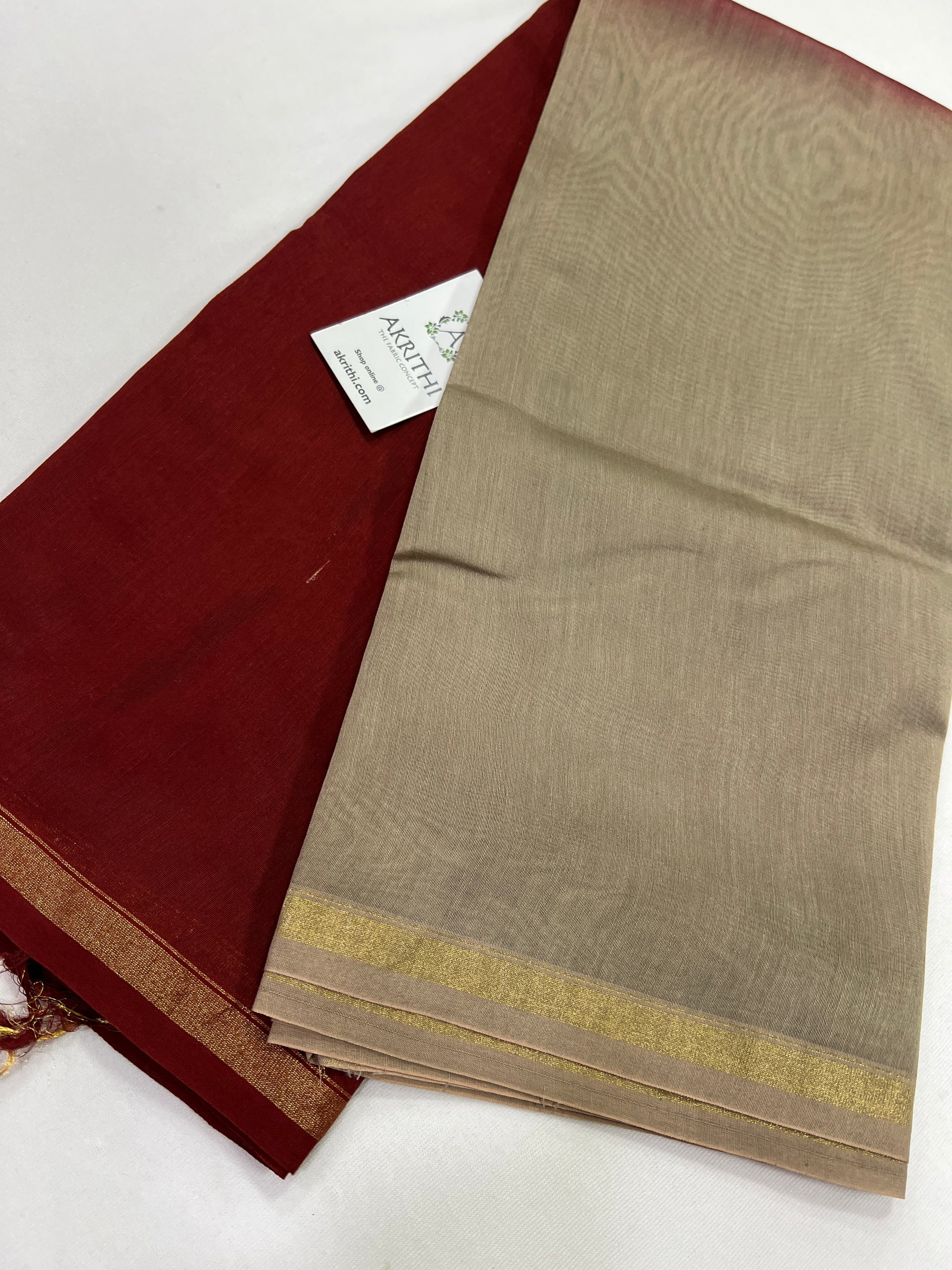 Chanderi shaded fabric
