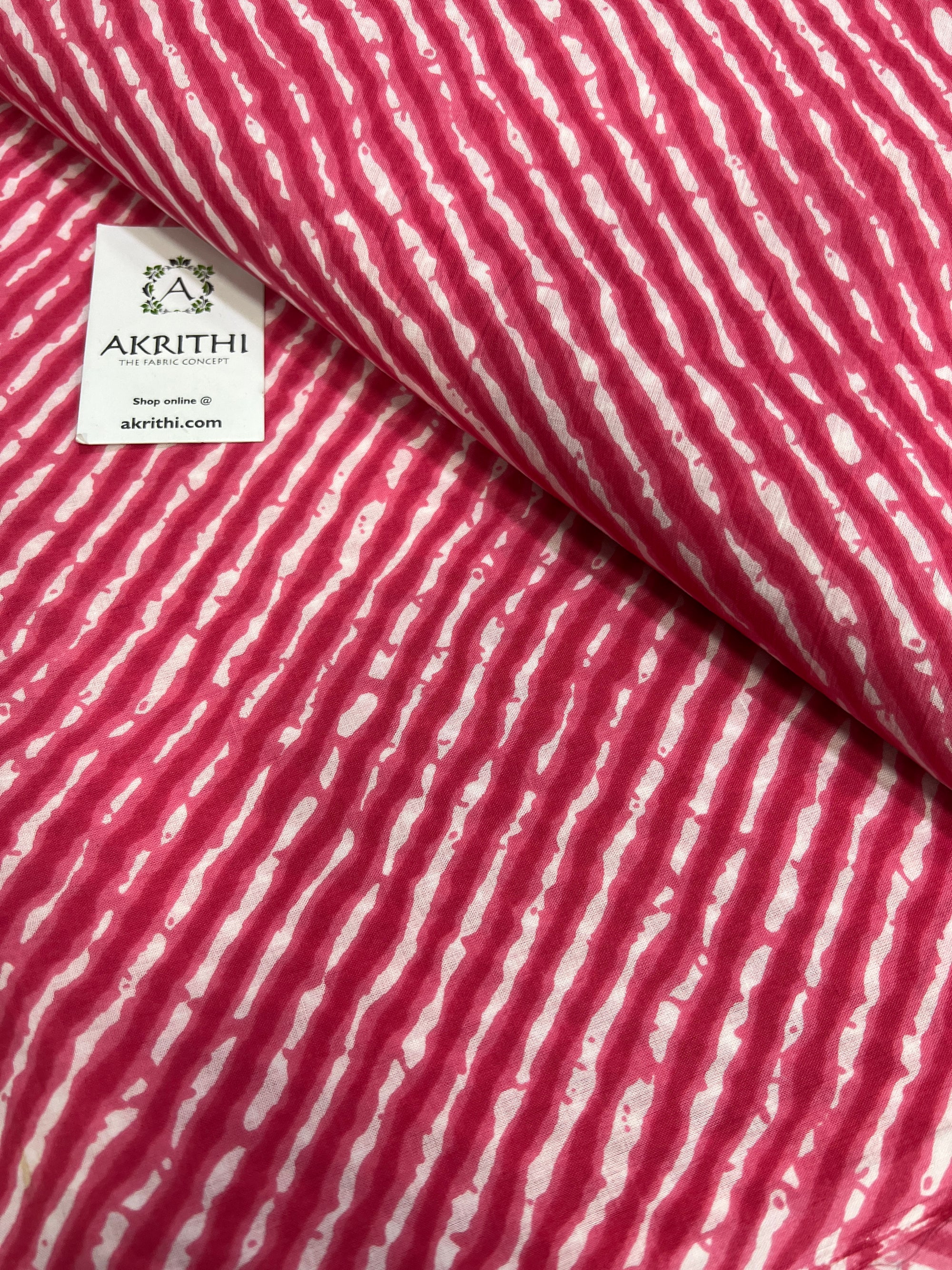Printed pure cotton fabric