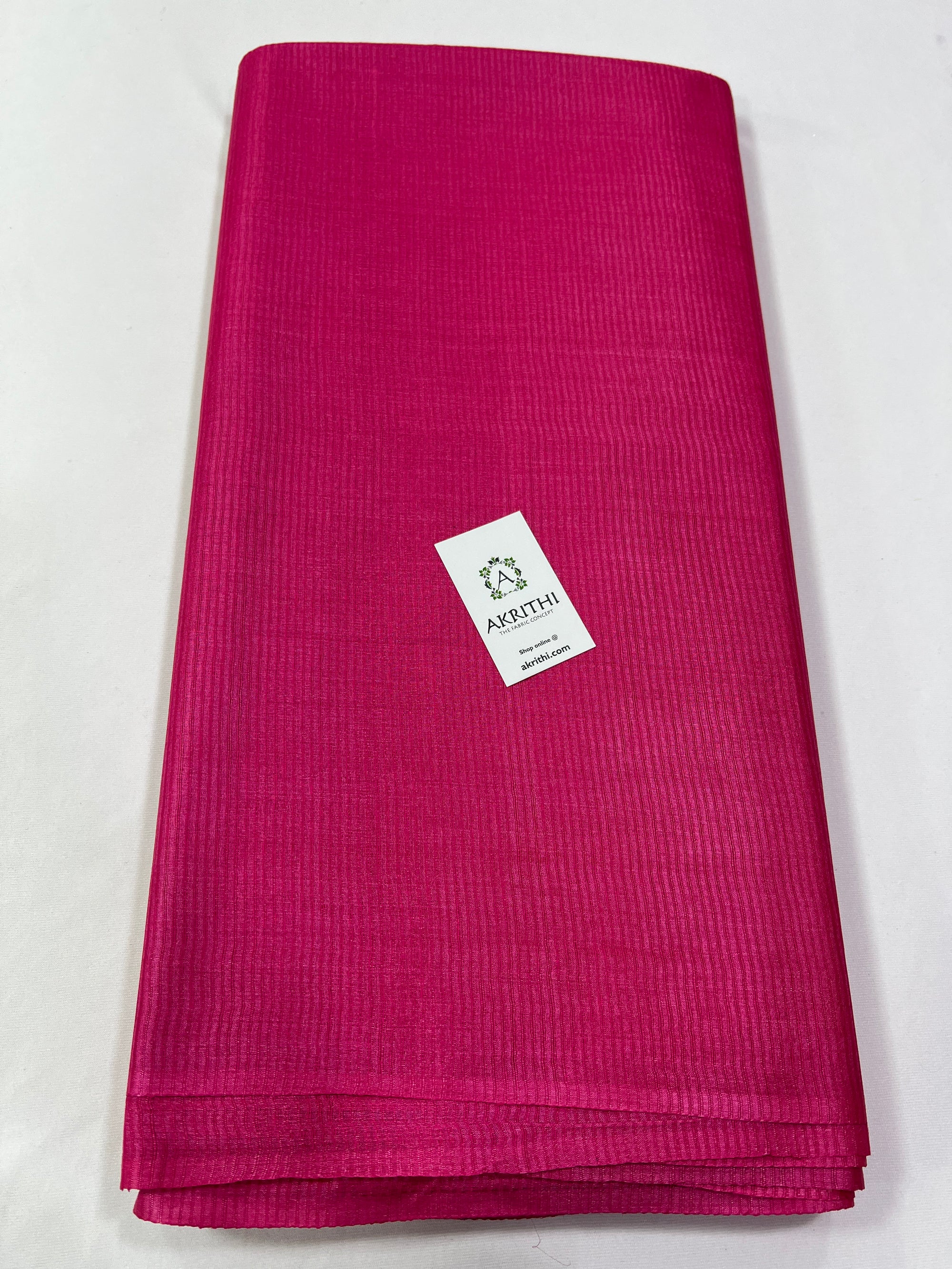 Striped Pure Tussar silk fabric