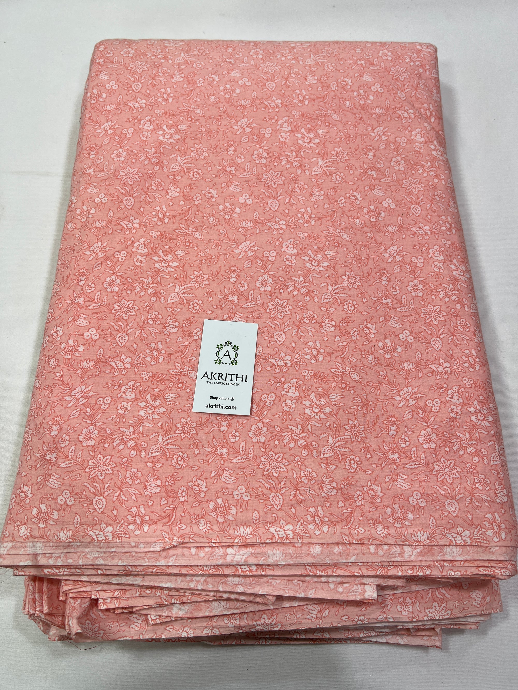 Printed pure cotton fabric