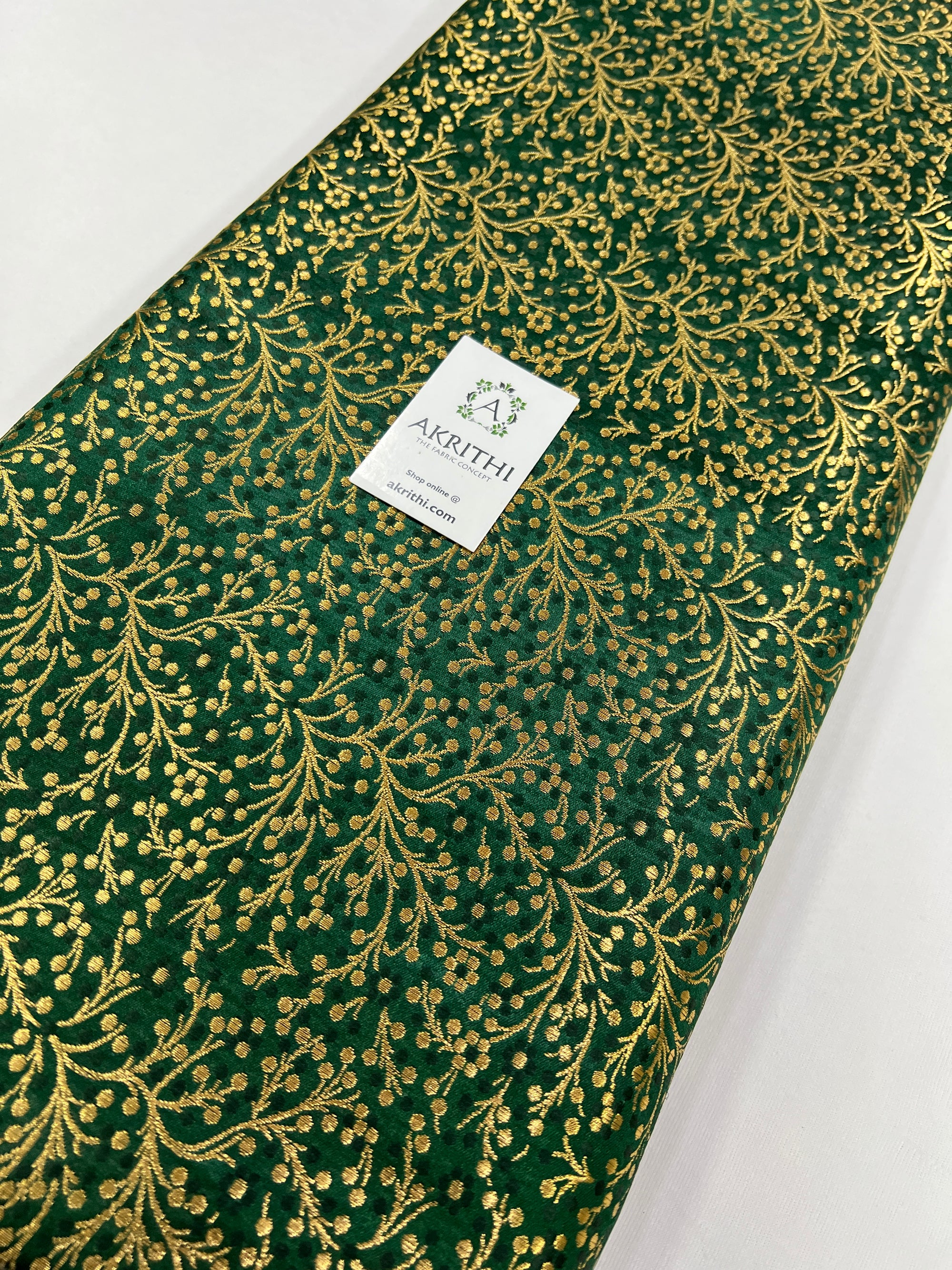 Handloom Banarasi brocade fabric