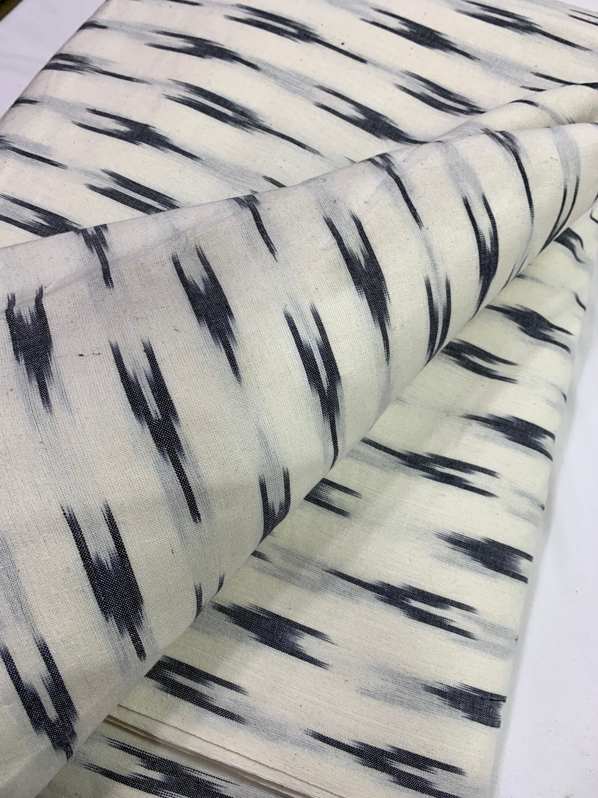 Handloom Ikat pure cotton fabric