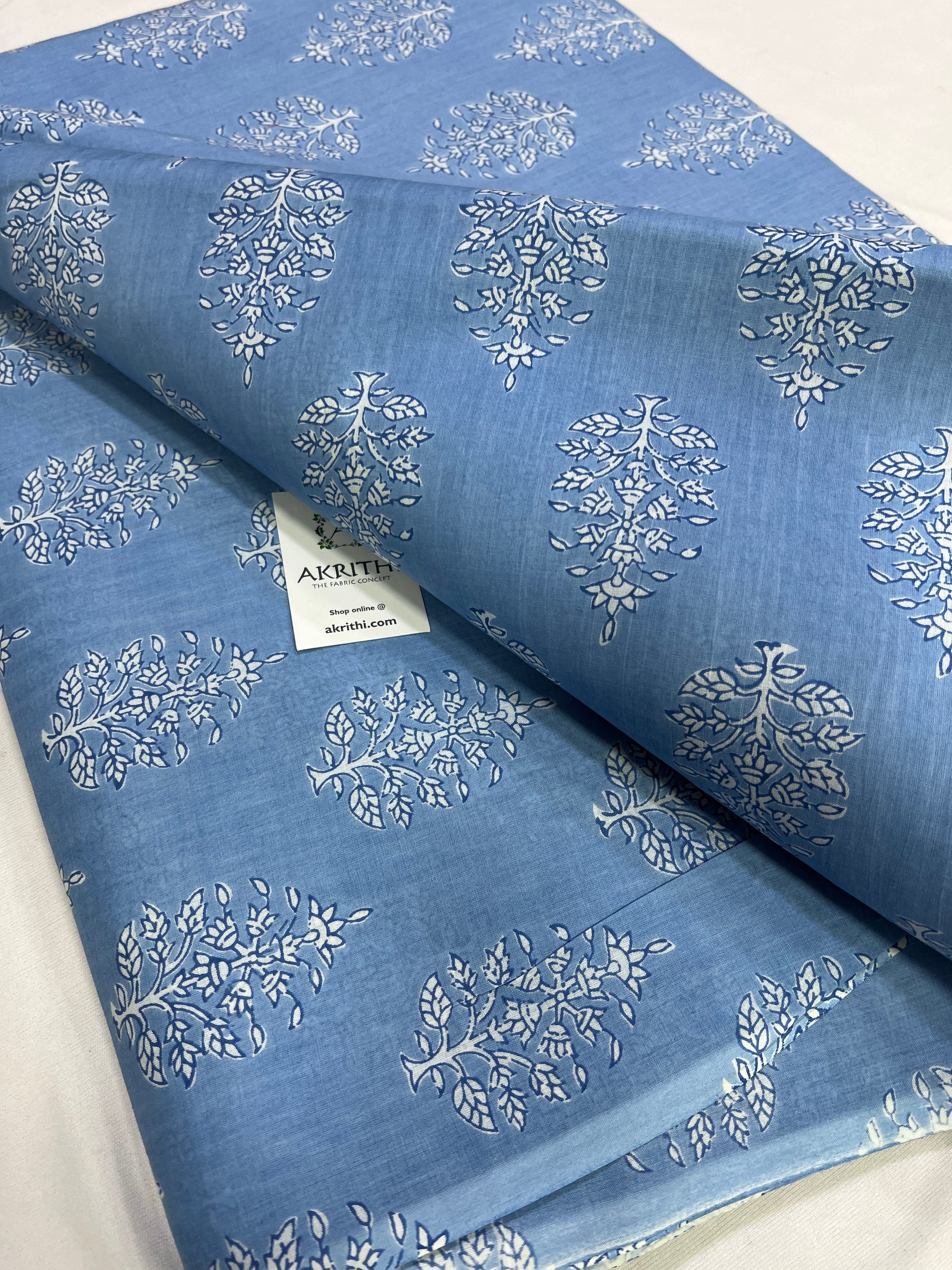 Printed pure cotton fabric