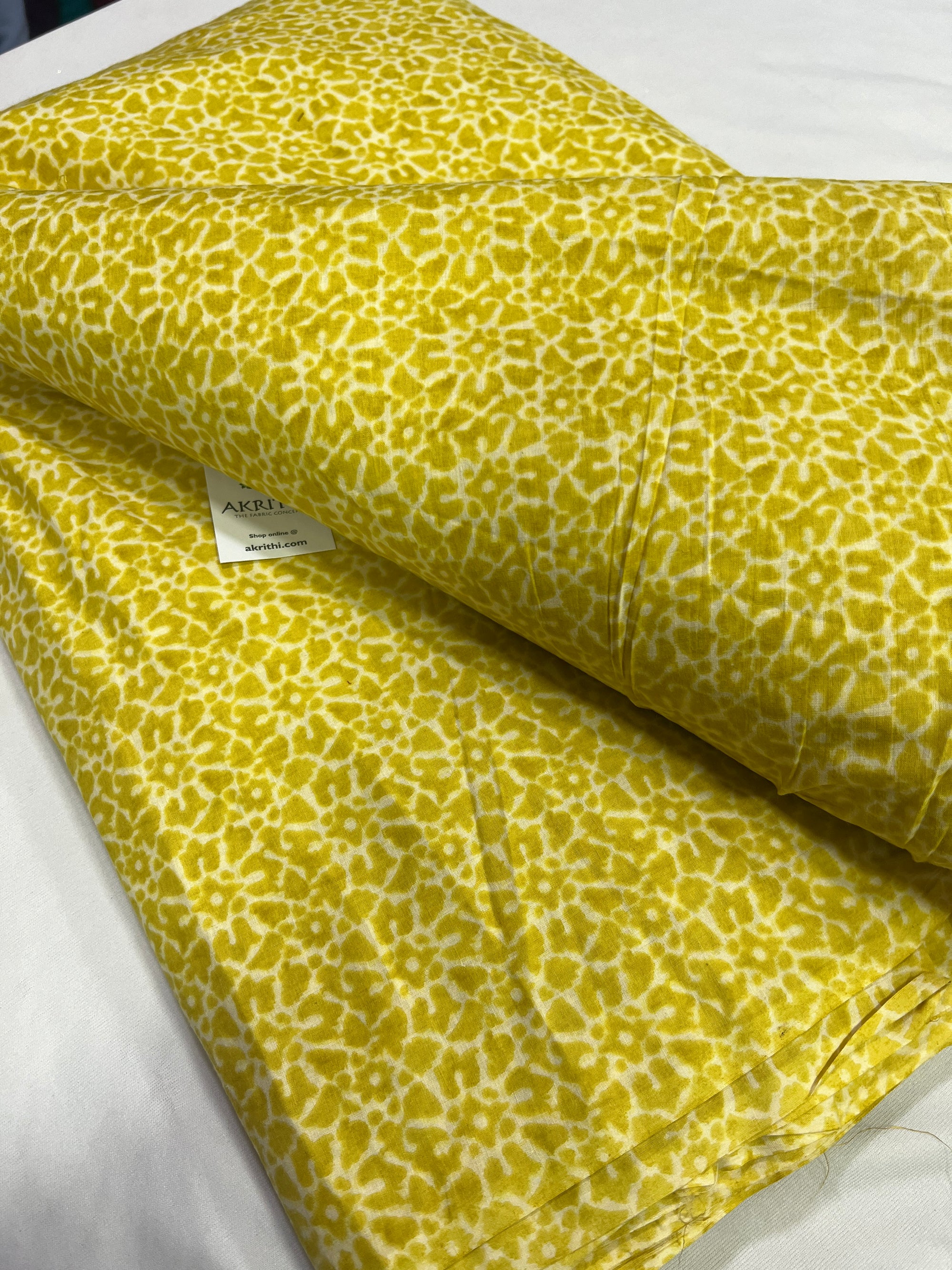 Printed pure cotton fabric