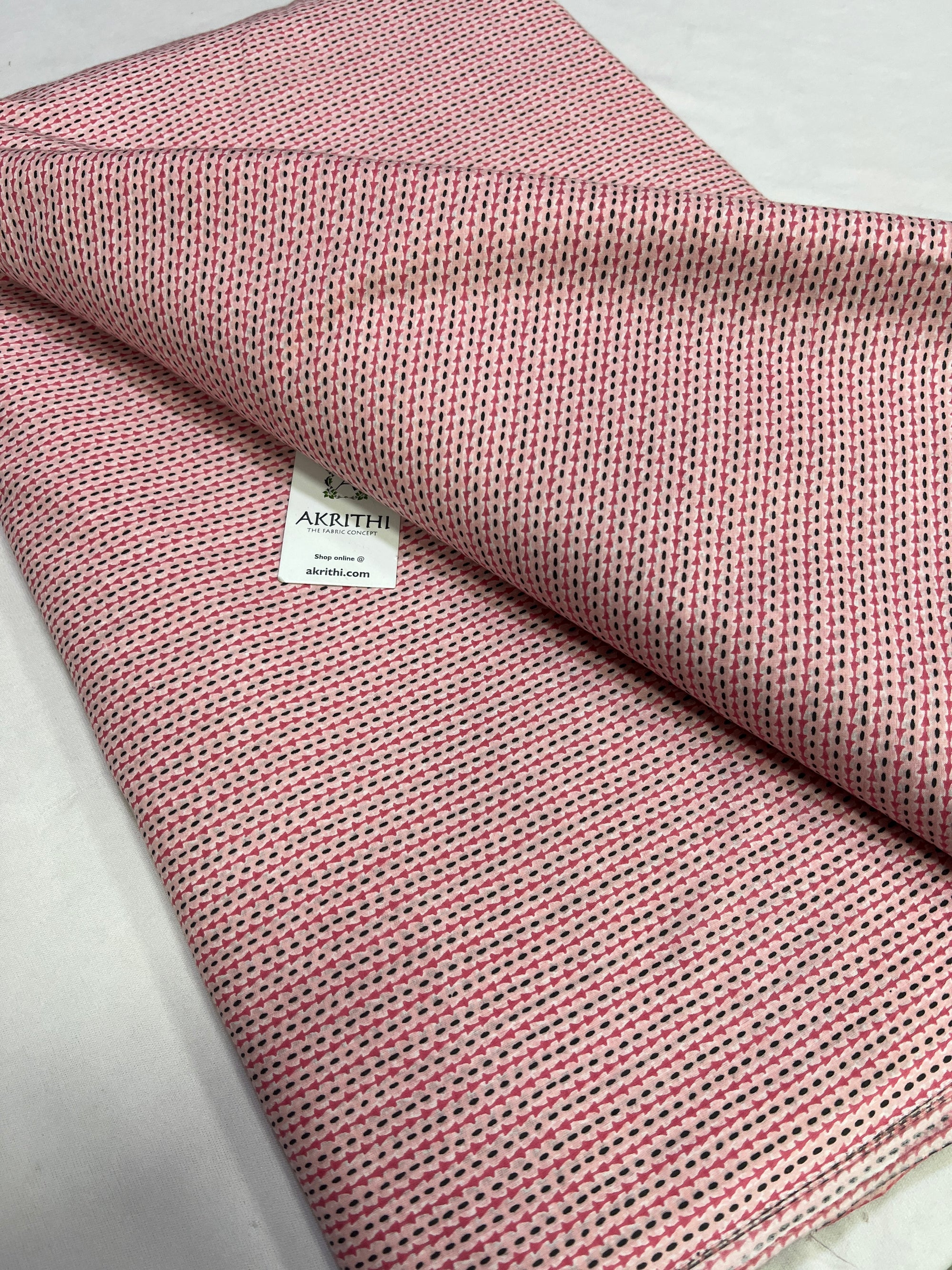 Printed pure cotton fabric