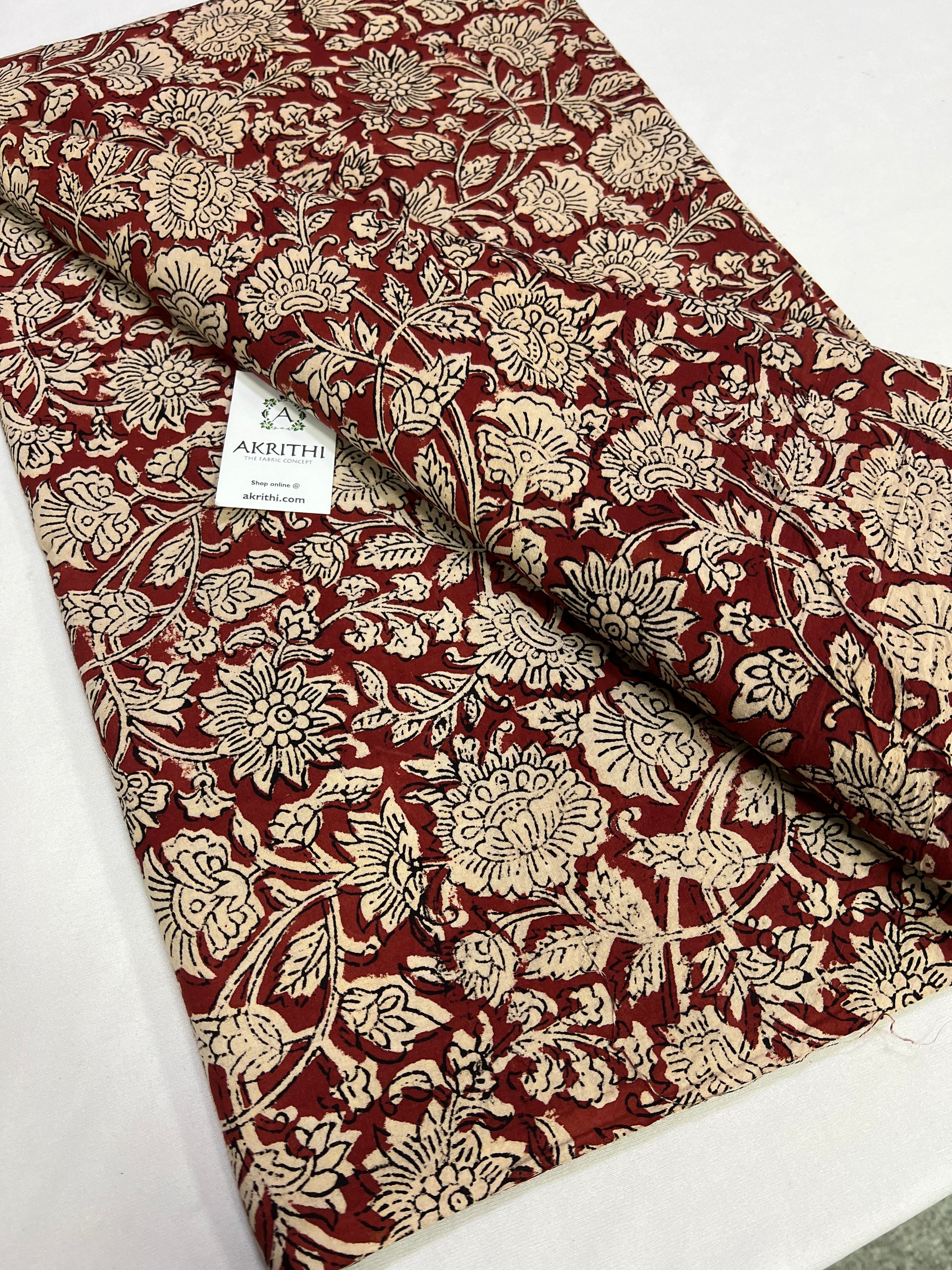 Hand block Printed pure cotton fabric