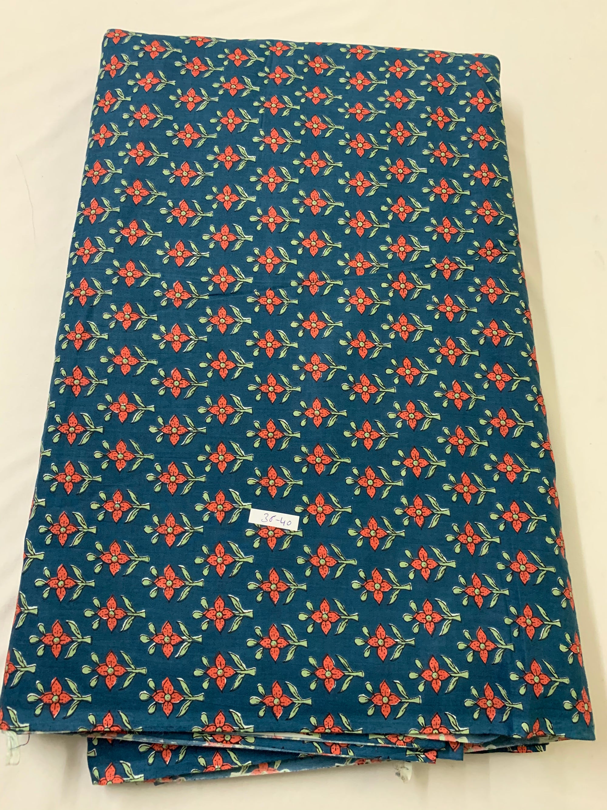 Printed pure cotton fabric