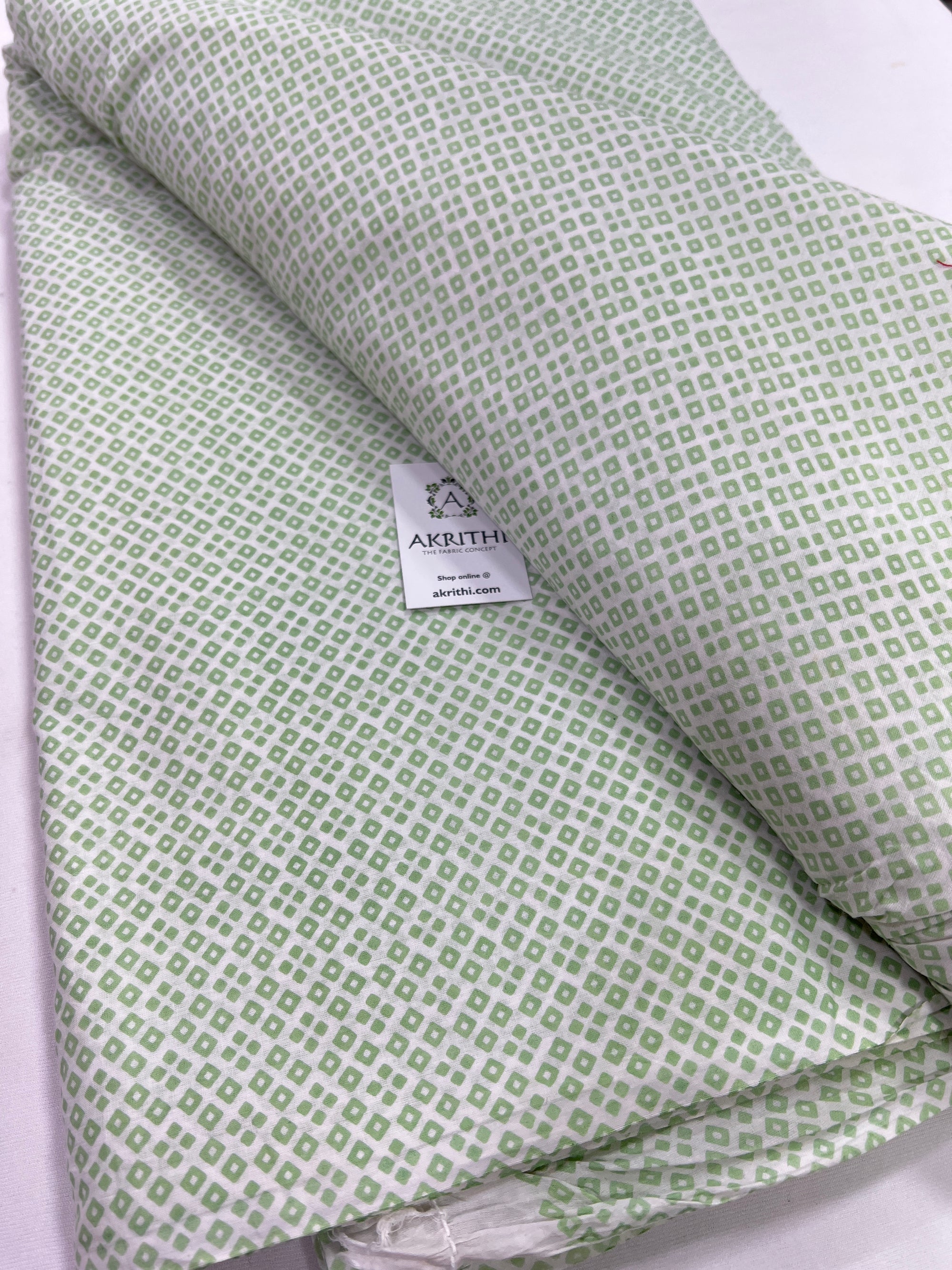 Printed pure cotton fabric