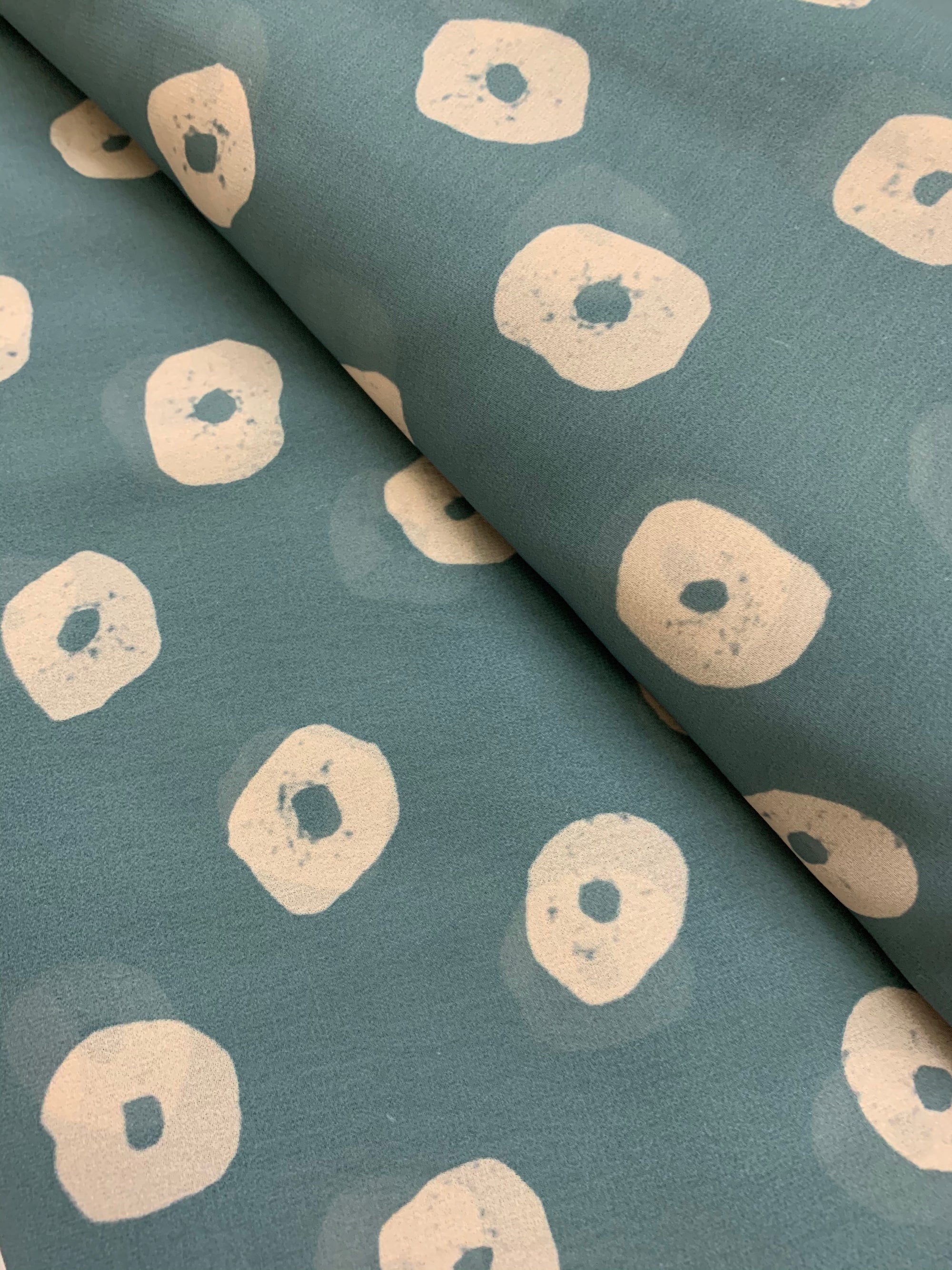 Bandhani Printed georgette fabric