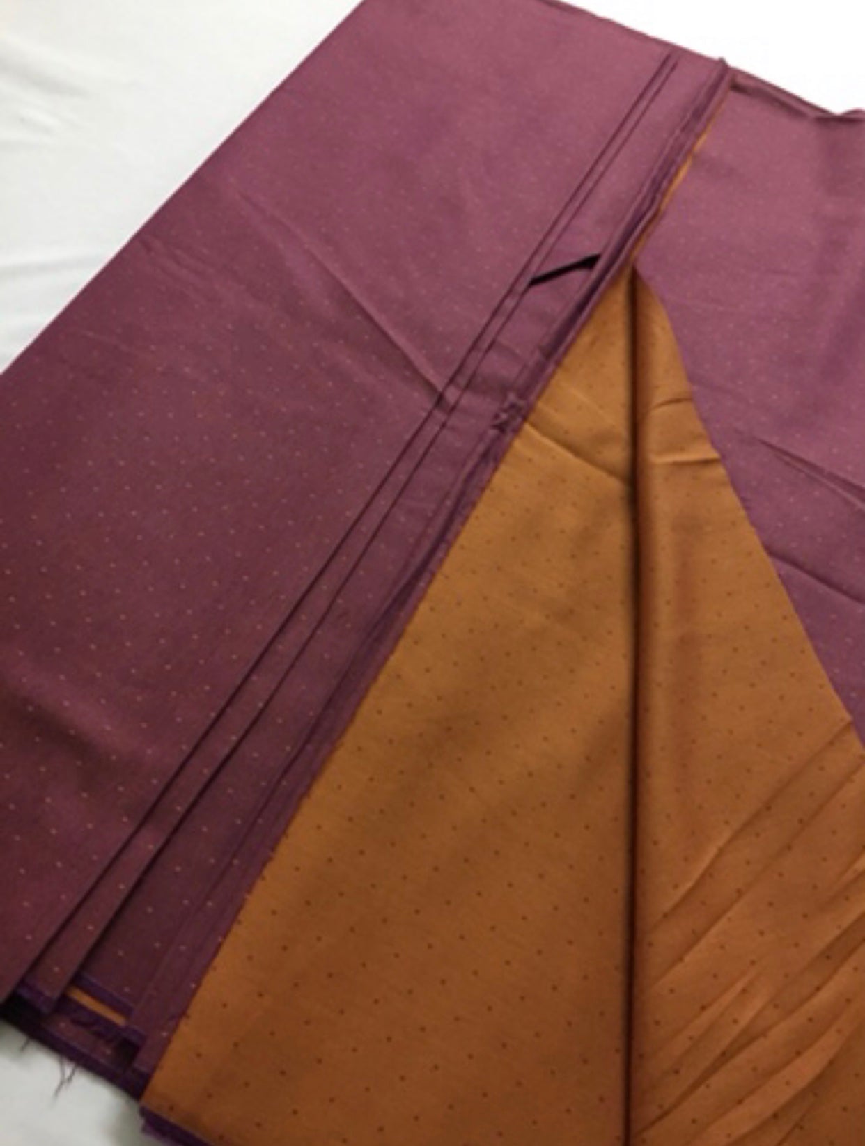 Self woven double sided cotton fabric