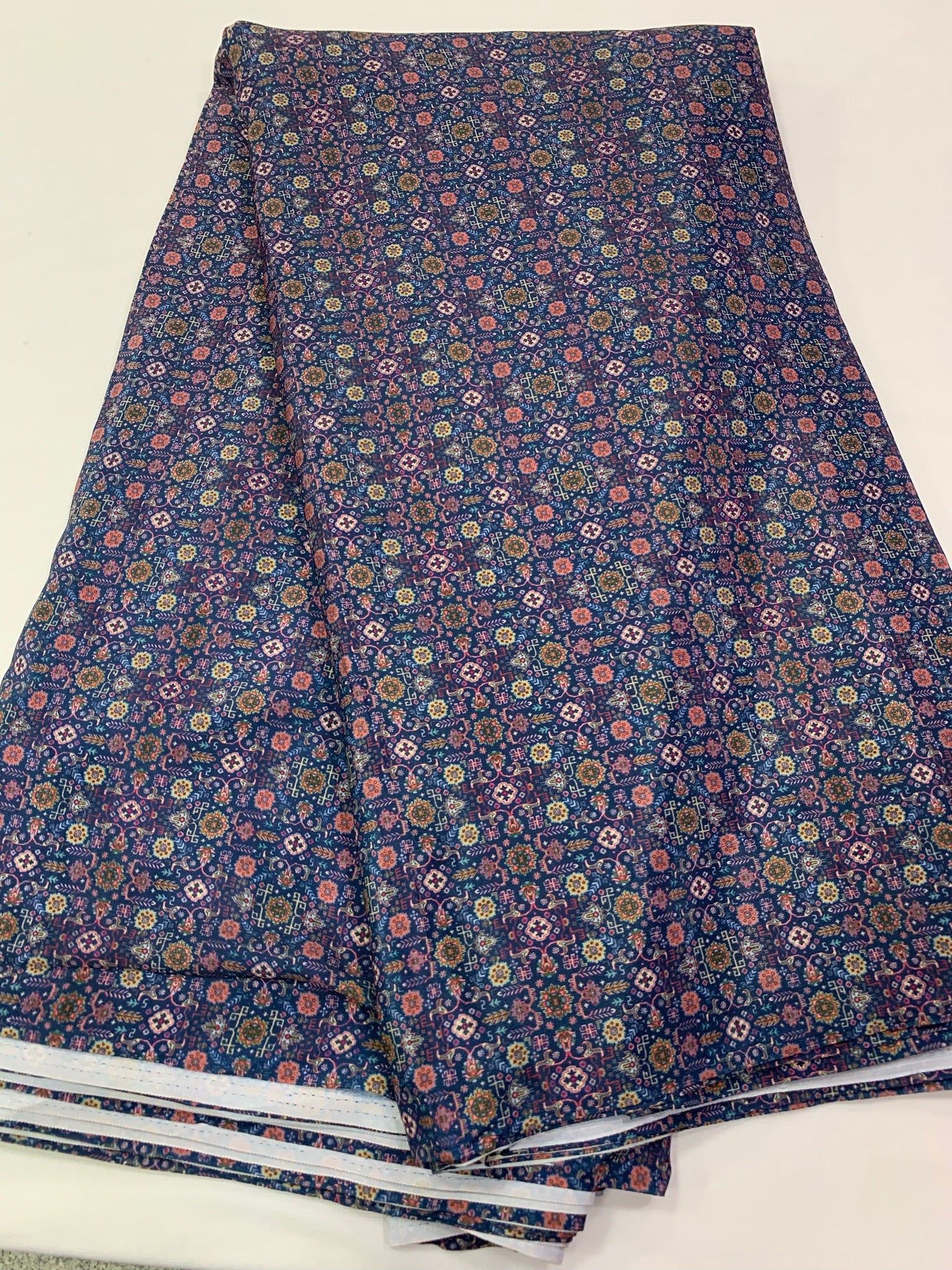 Digital floral Printed crepe fabric