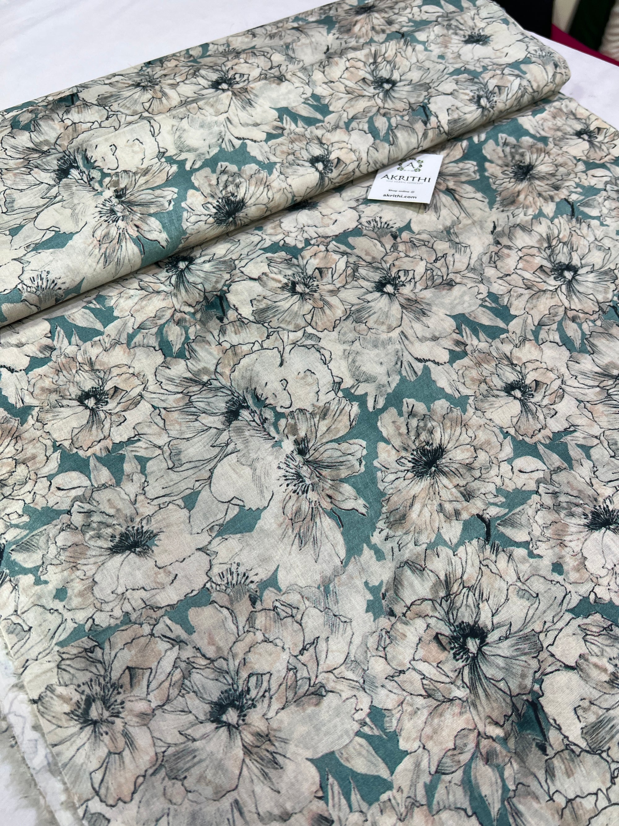 Digital Printed pure cotton fabric