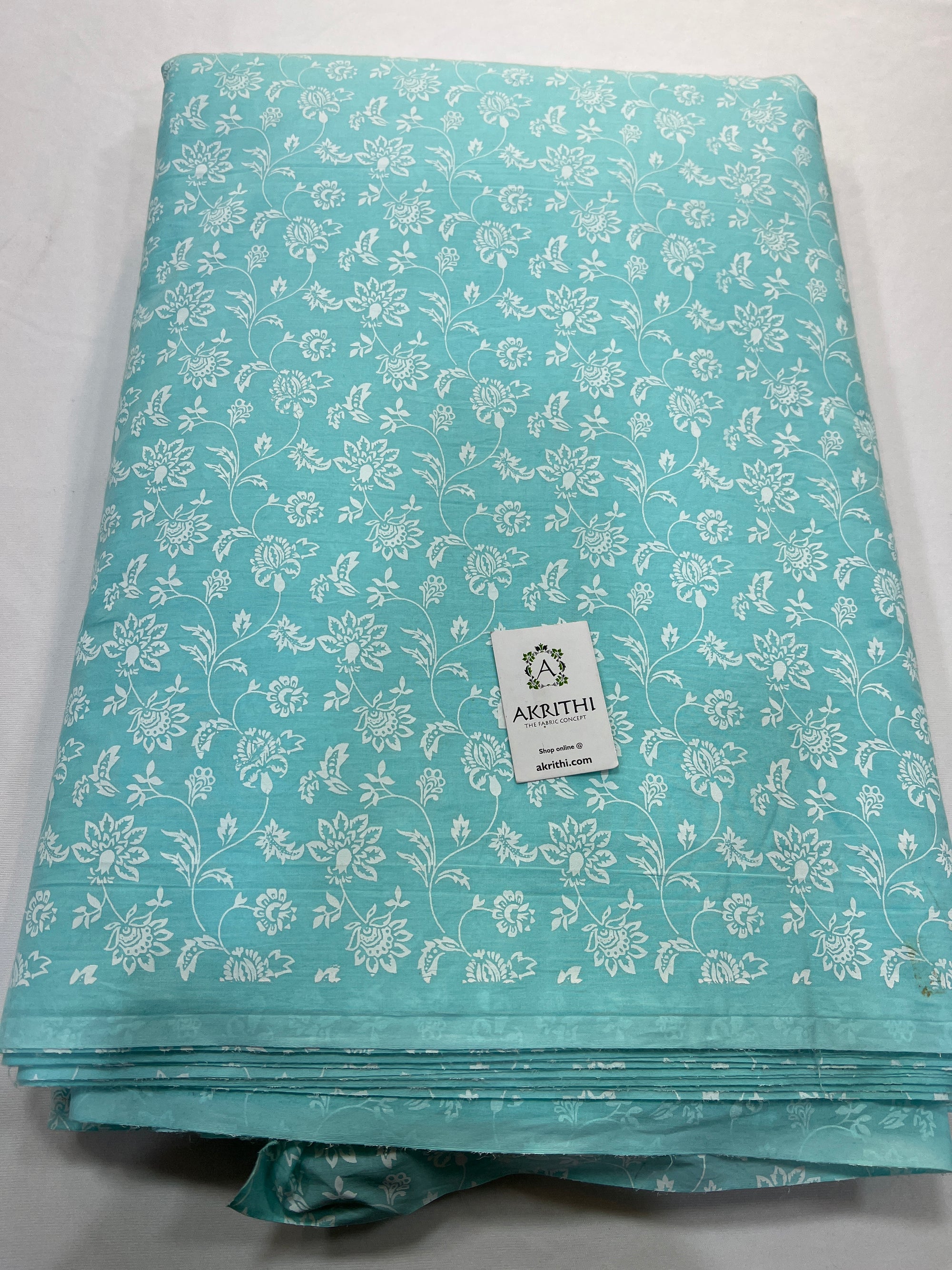 Printed pure cotton fabric