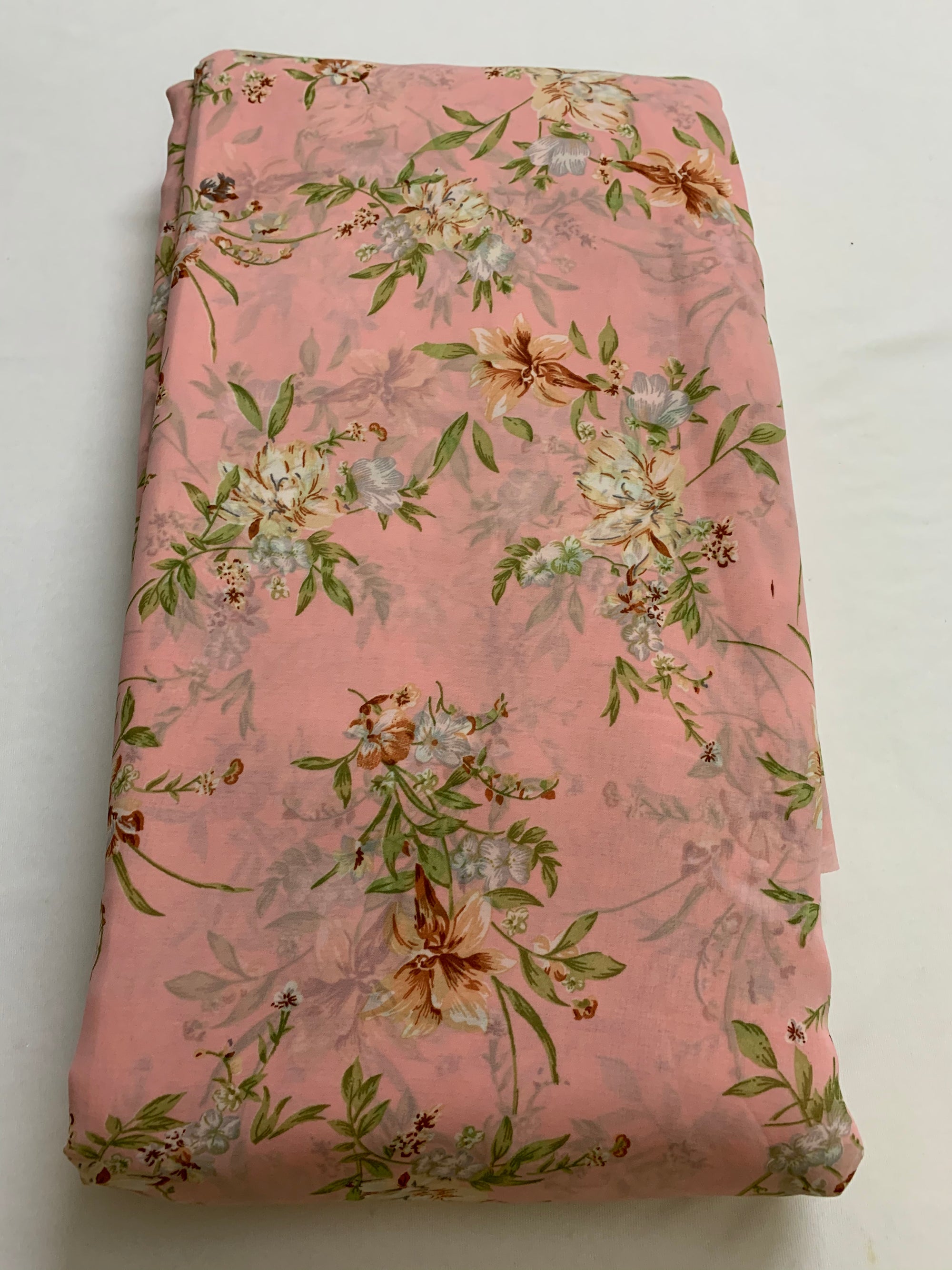 Digital floral Printed georgette fabric