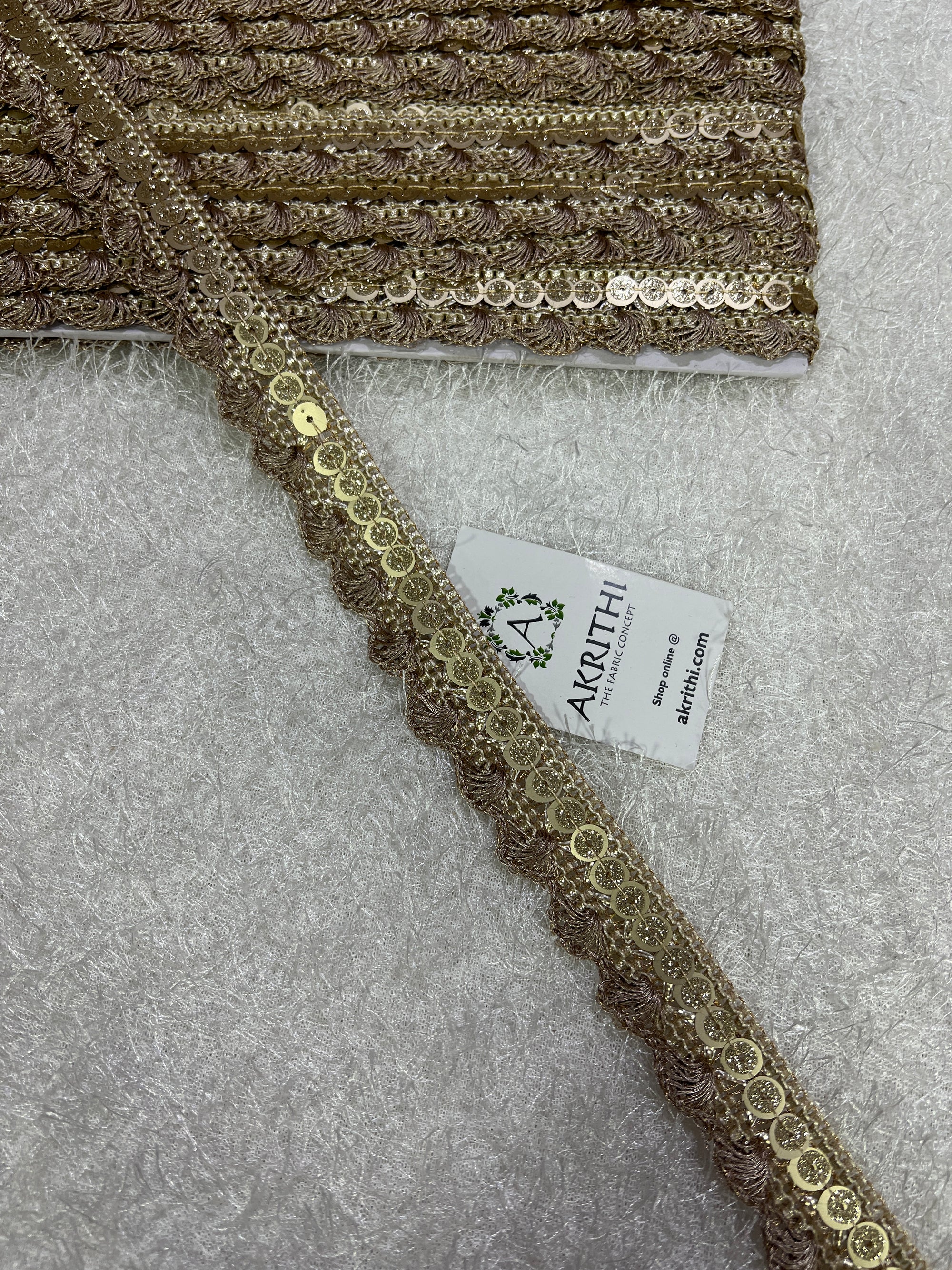 Embroidered lace 9 metres roll